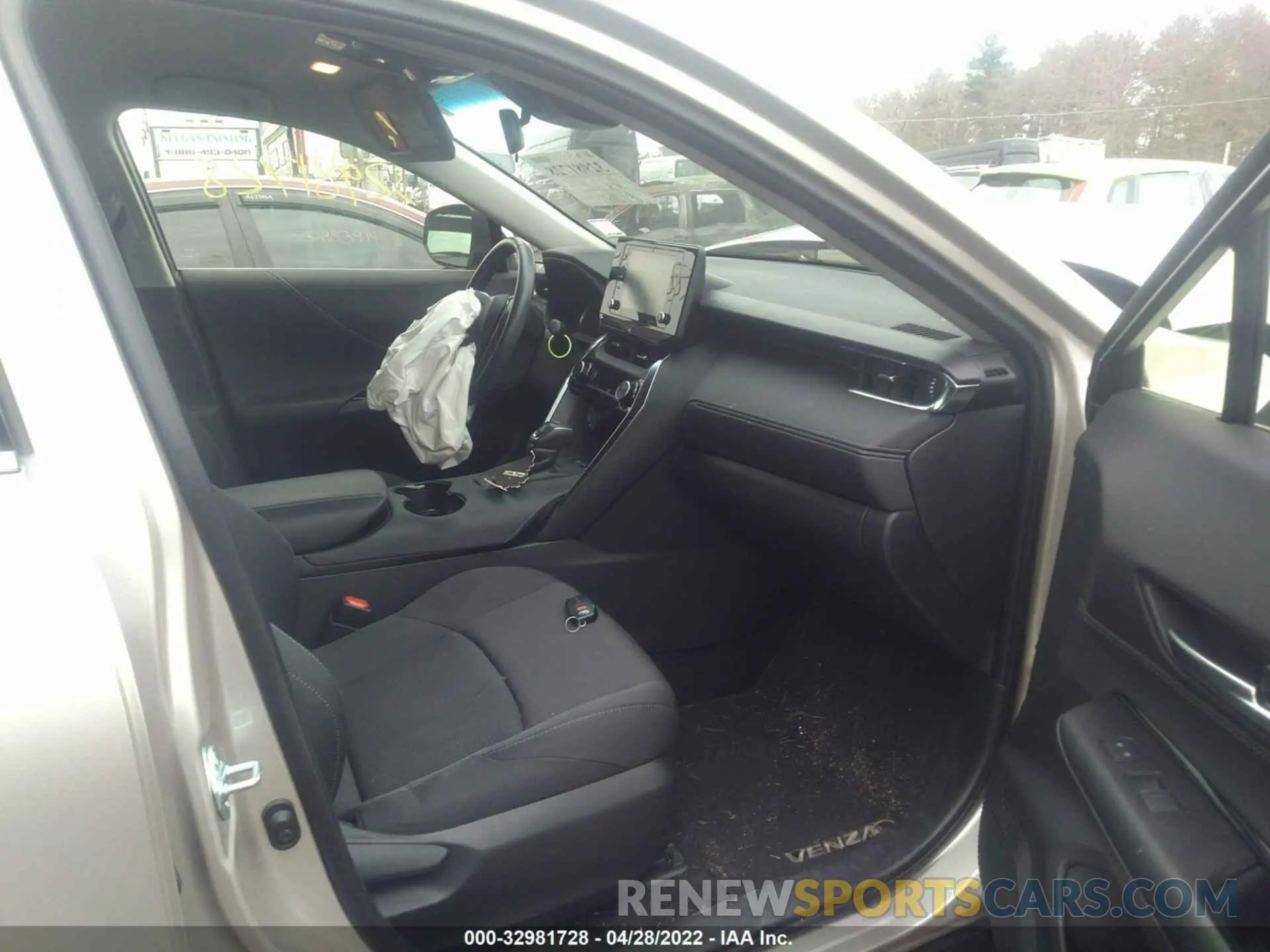 5 fotografías del automóvil dañado JTEAAAAH4MJ016337 TOYOTA VENZA 2021