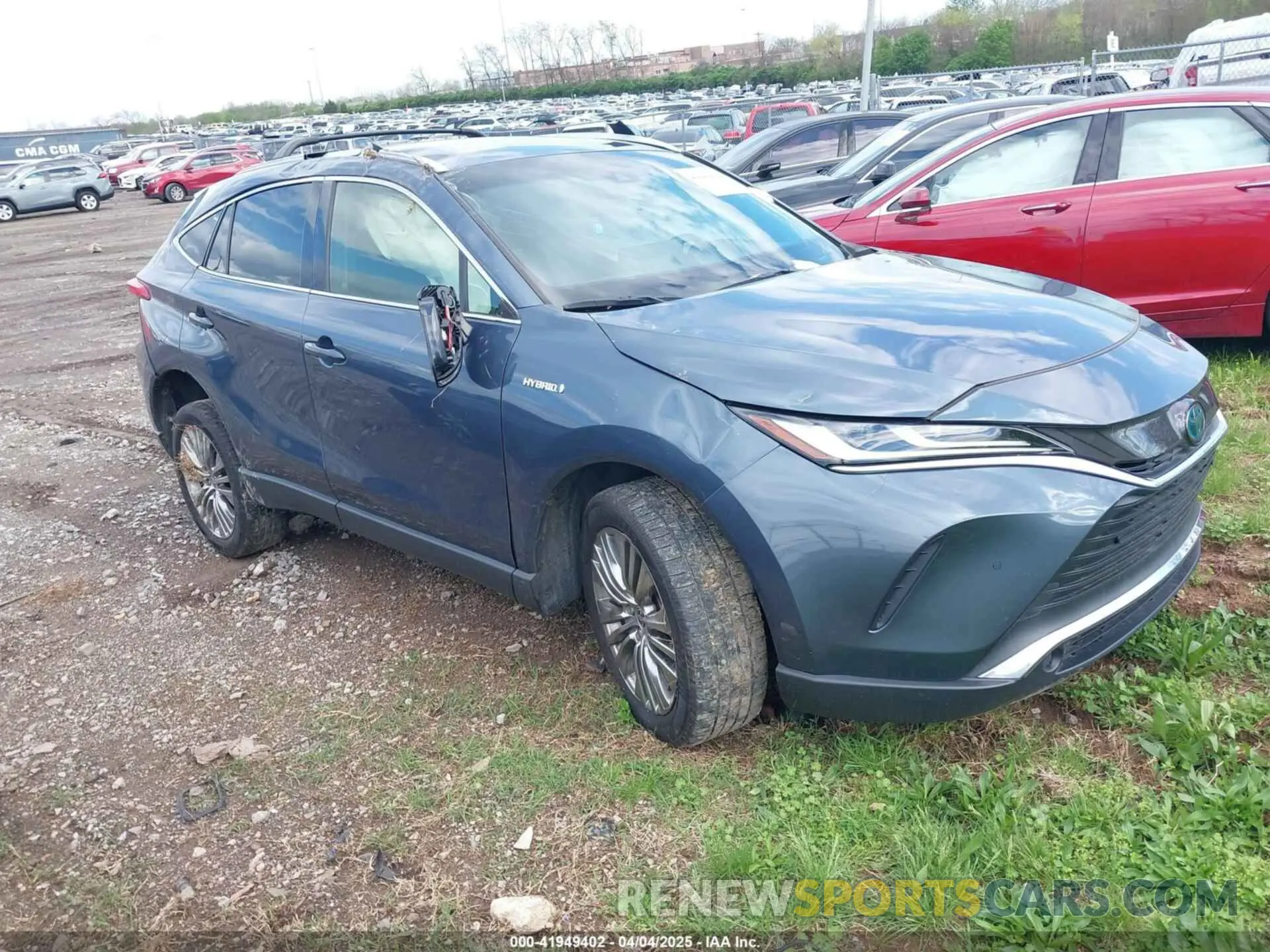 1 fotografías del automóvil dañado JTEAAAAH4MJ025278 TOYOTA VENZA 2021