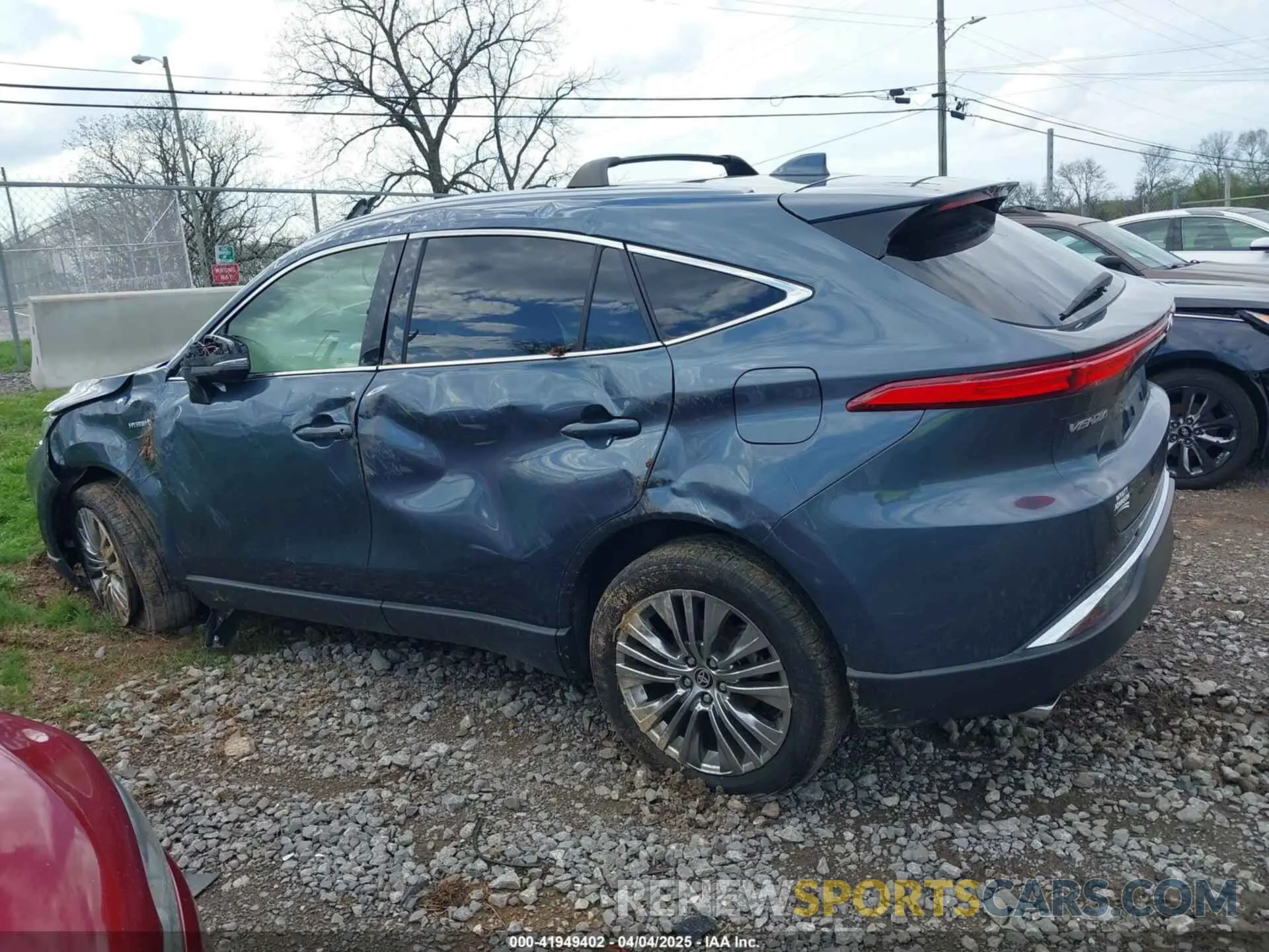 14 fotografías del automóvil dañado JTEAAAAH4MJ025278 TOYOTA VENZA 2021