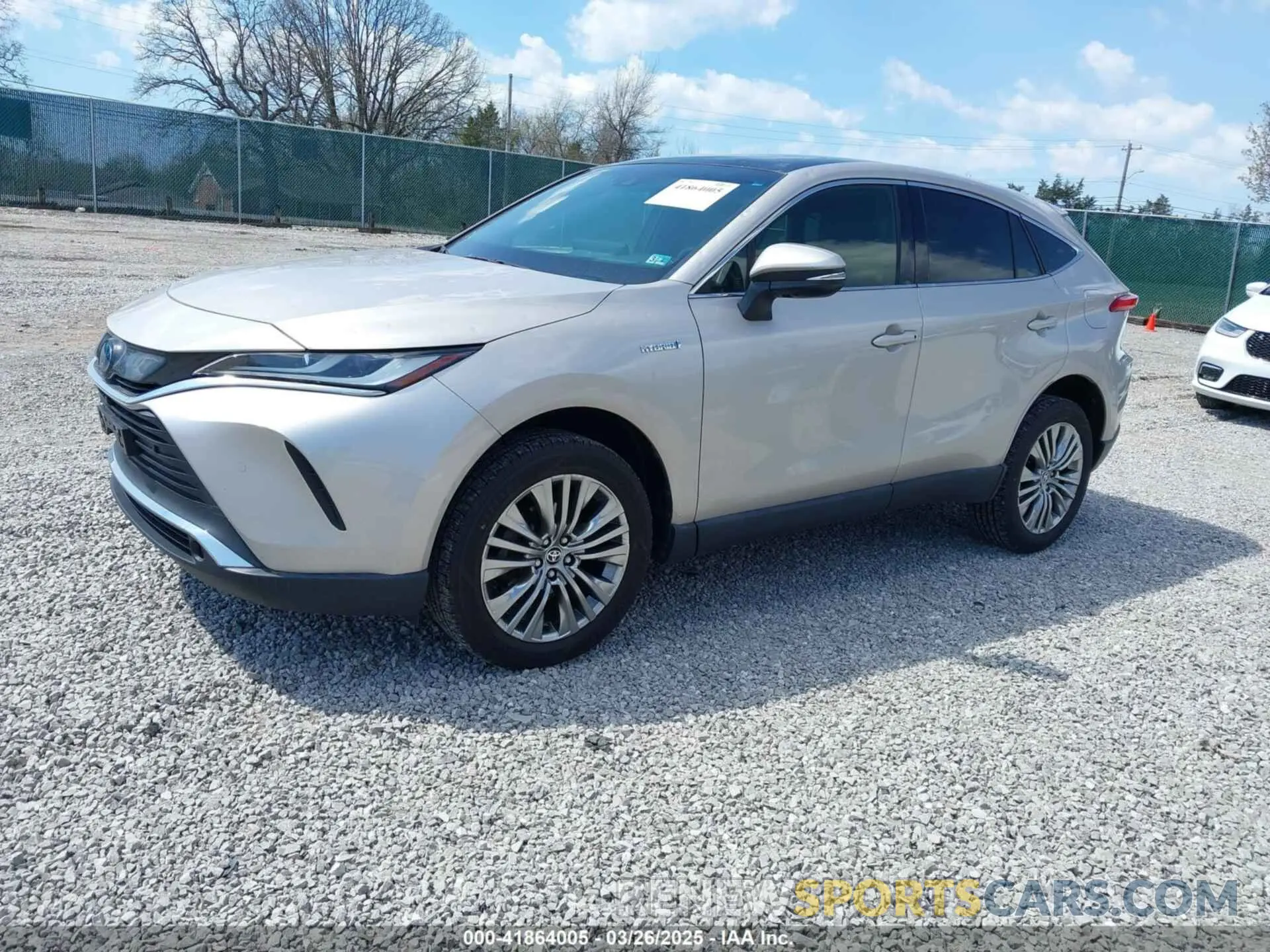 2 fotografías del automóvil dañado JTEAAAAH4MJ030822 TOYOTA VENZA 2021