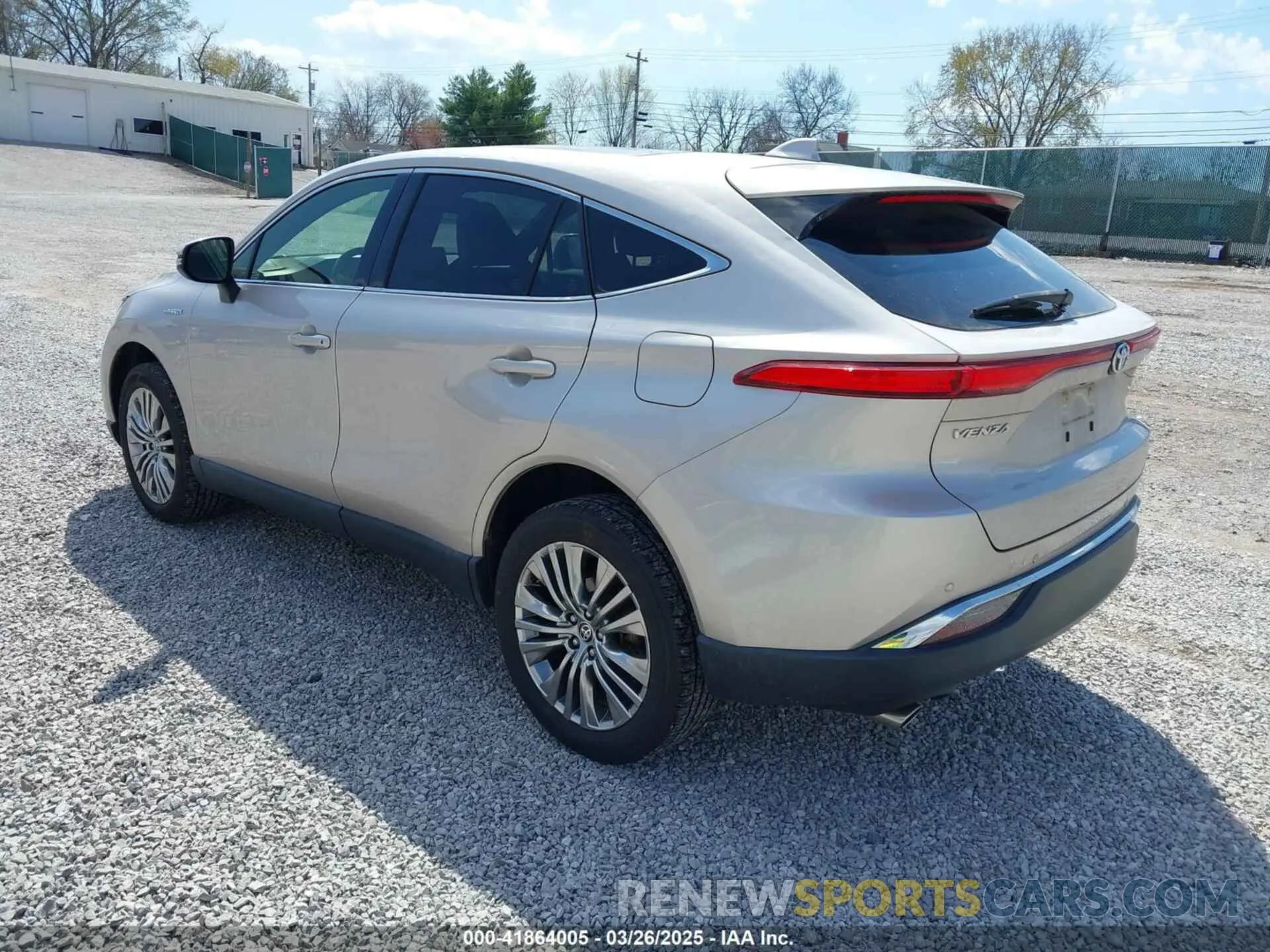 3 fotografías del automóvil dañado JTEAAAAH4MJ030822 TOYOTA VENZA 2021