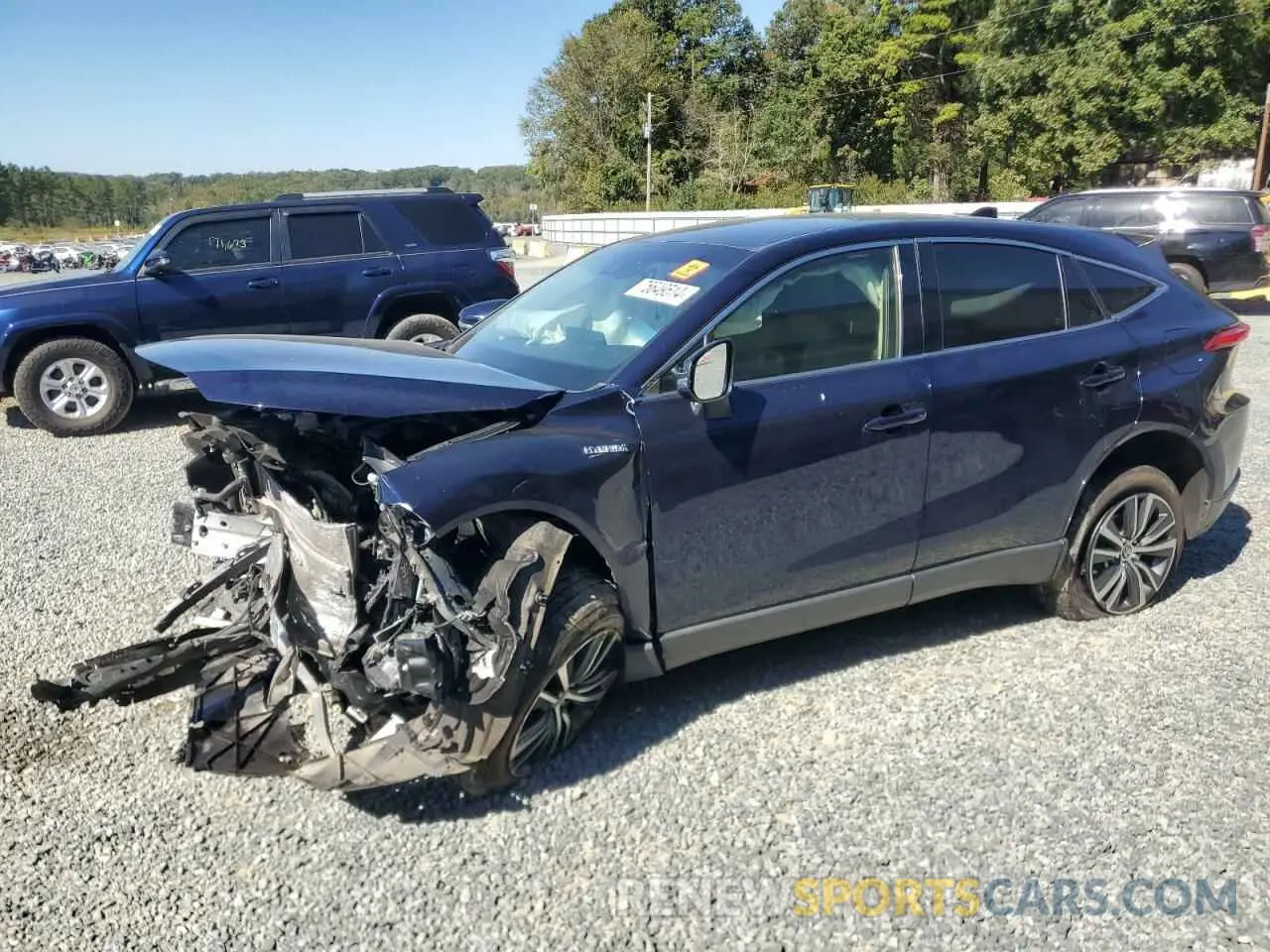 1 fotografías del automóvil dañado JTEAAAAH4MJ044879 TOYOTA VENZA 2021