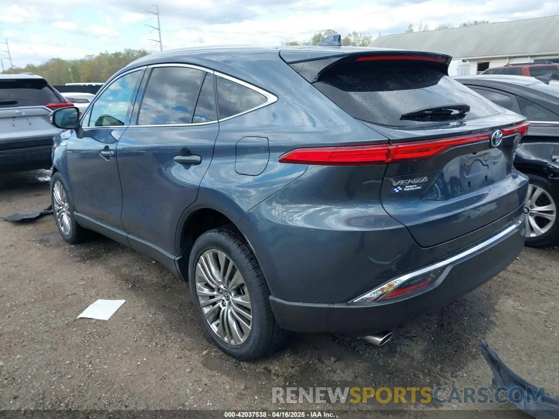 3 fotografías del automóvil dañado JTEAAAAH4MJ045465 TOYOTA VENZA 2021