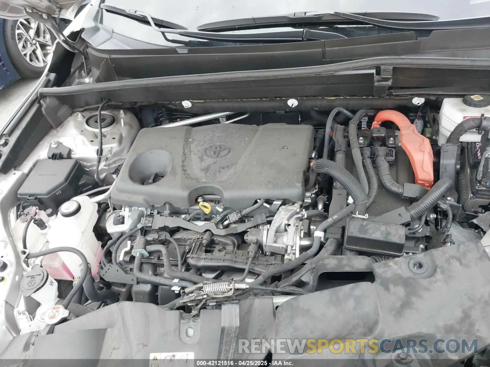 10 fotografías del automóvil dañado JTEAAAAH4MJ045675 TOYOTA VENZA 2021