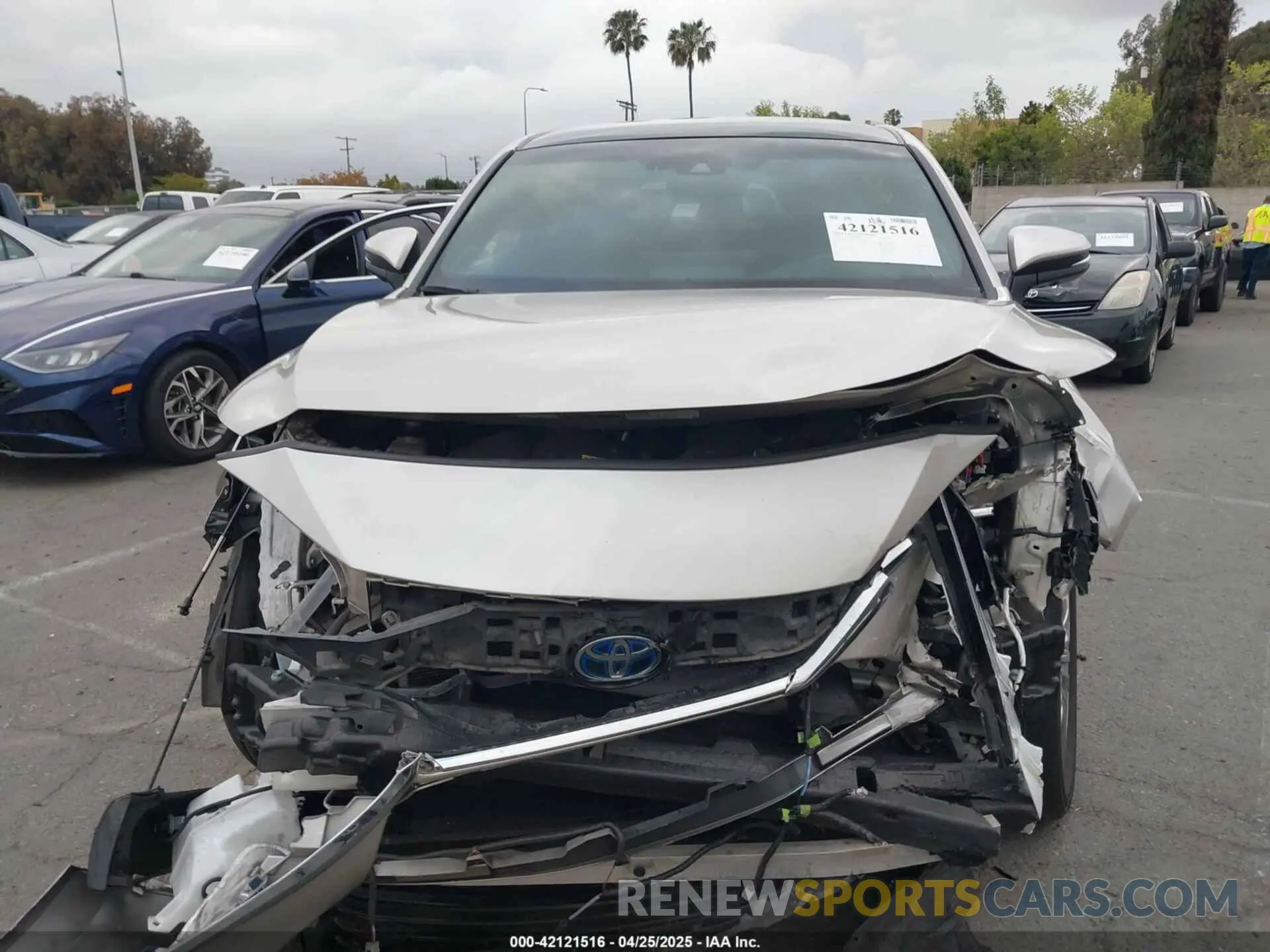 12 fotografías del automóvil dañado JTEAAAAH4MJ045675 TOYOTA VENZA 2021