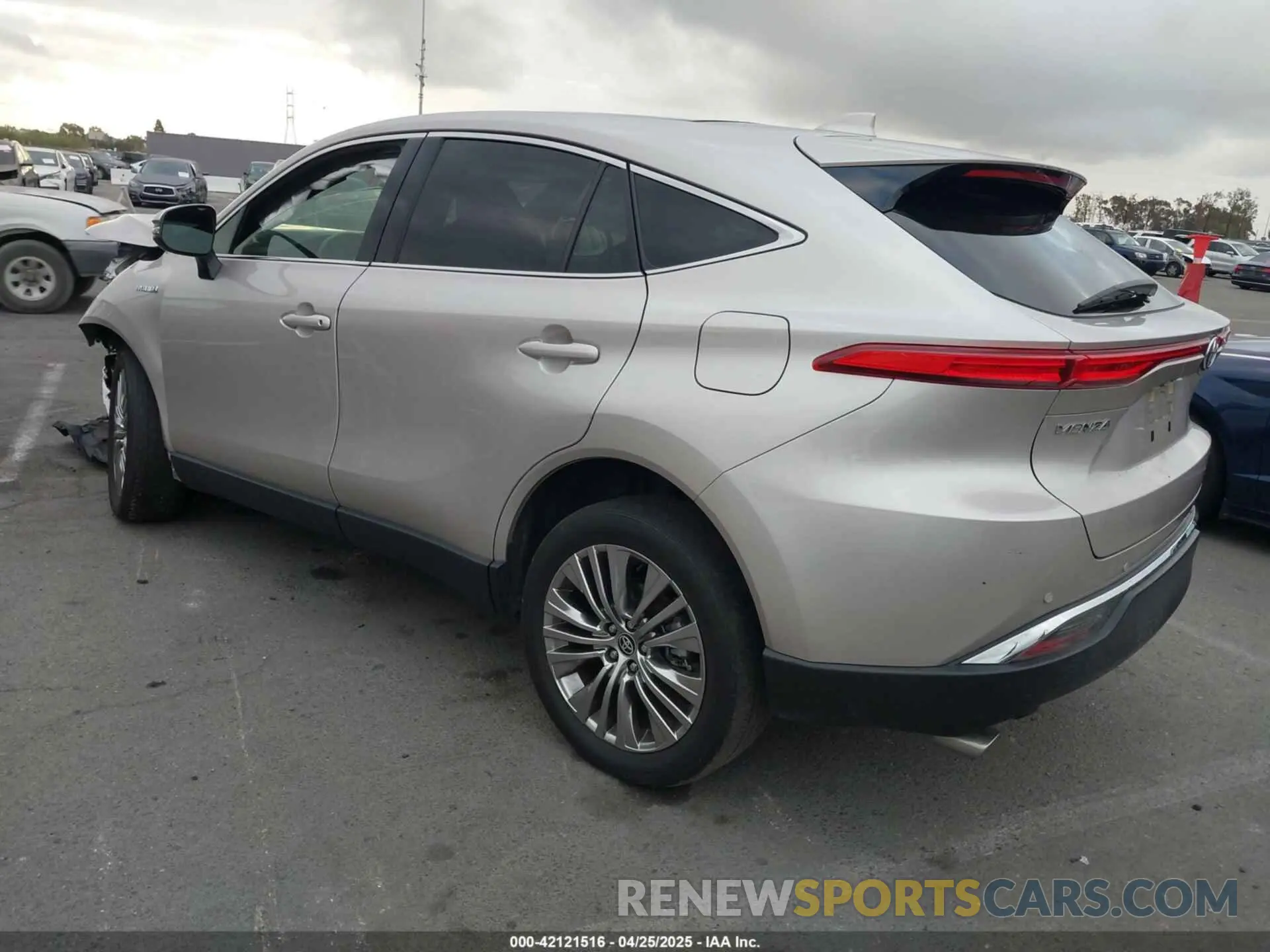 3 fotografías del automóvil dañado JTEAAAAH4MJ045675 TOYOTA VENZA 2021