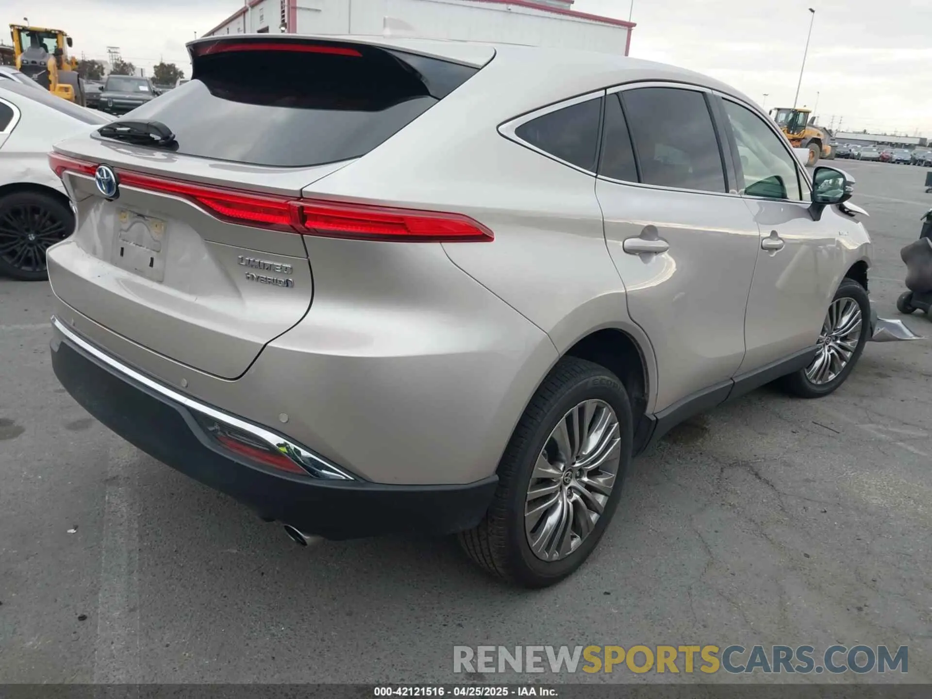 4 fotografías del automóvil dañado JTEAAAAH4MJ045675 TOYOTA VENZA 2021