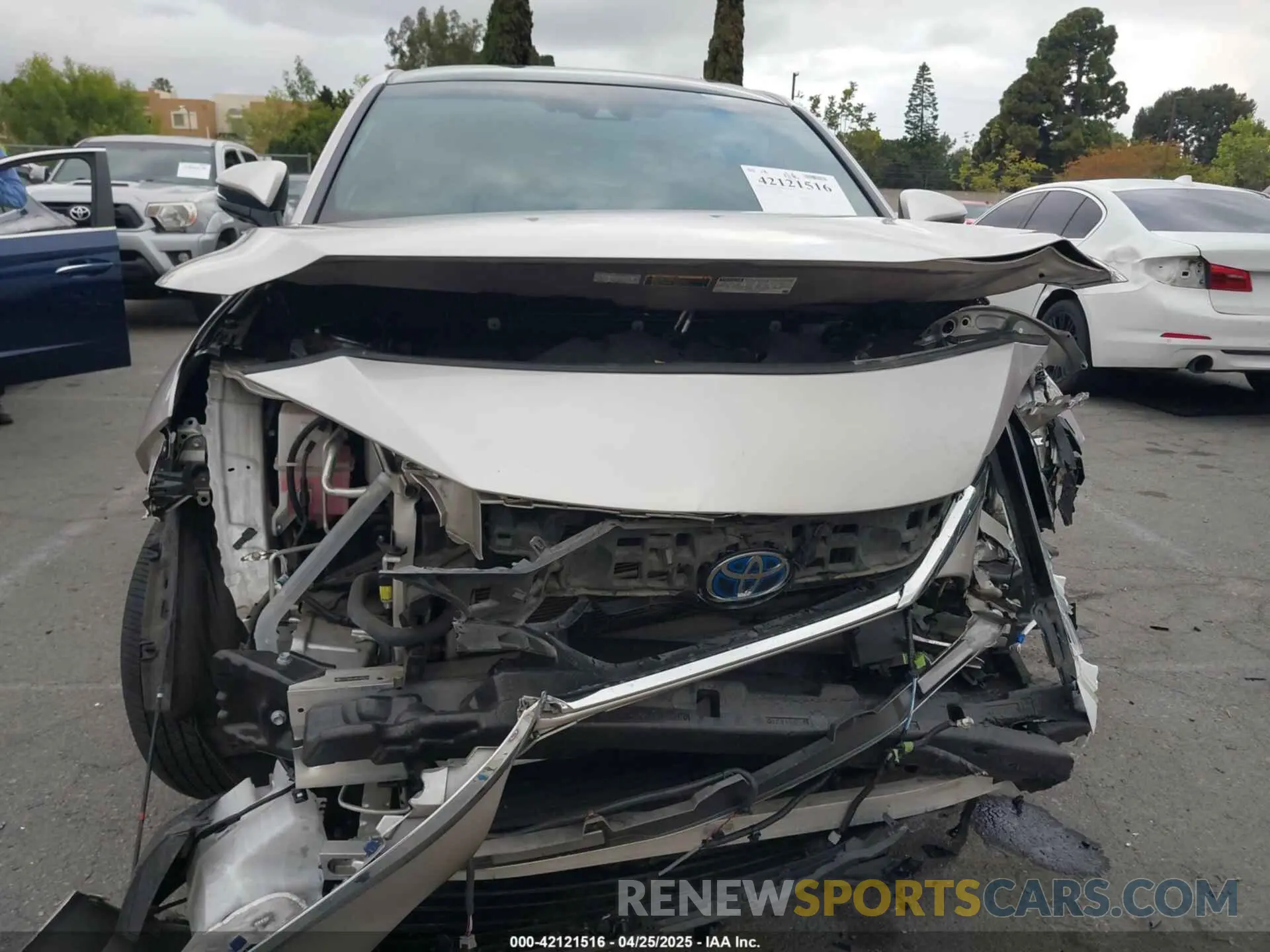 6 fotografías del automóvil dañado JTEAAAAH4MJ045675 TOYOTA VENZA 2021