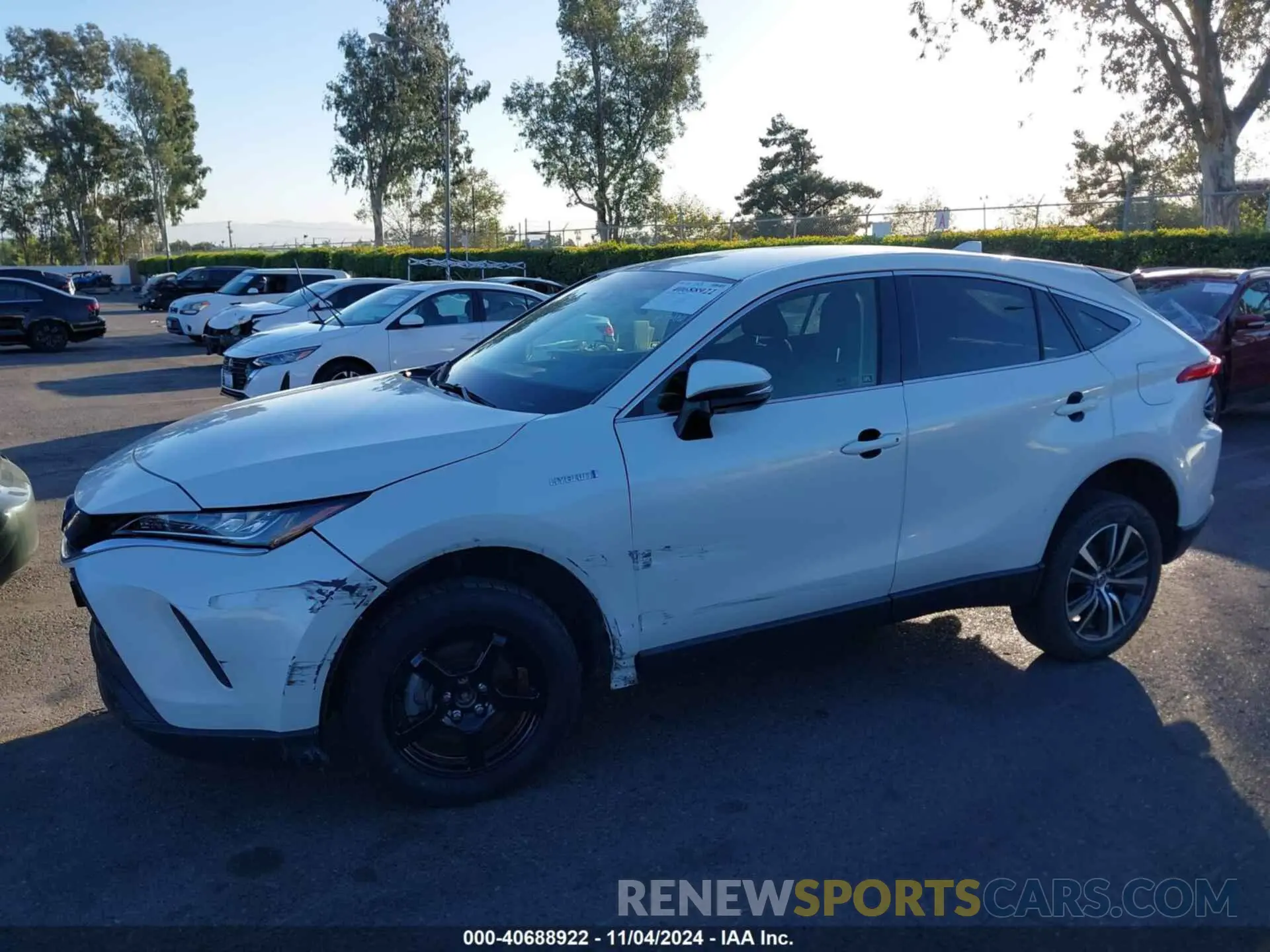 14 fotografías del automóvil dañado JTEAAAAH4MJ050701 TOYOTA VENZA 2021