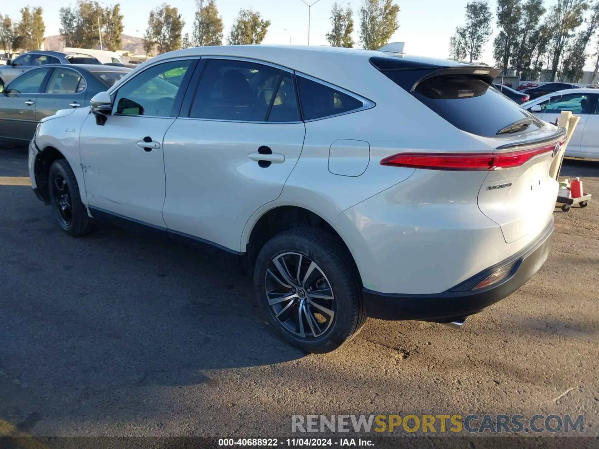 3 fotografías del automóvil dañado JTEAAAAH4MJ050701 TOYOTA VENZA 2021