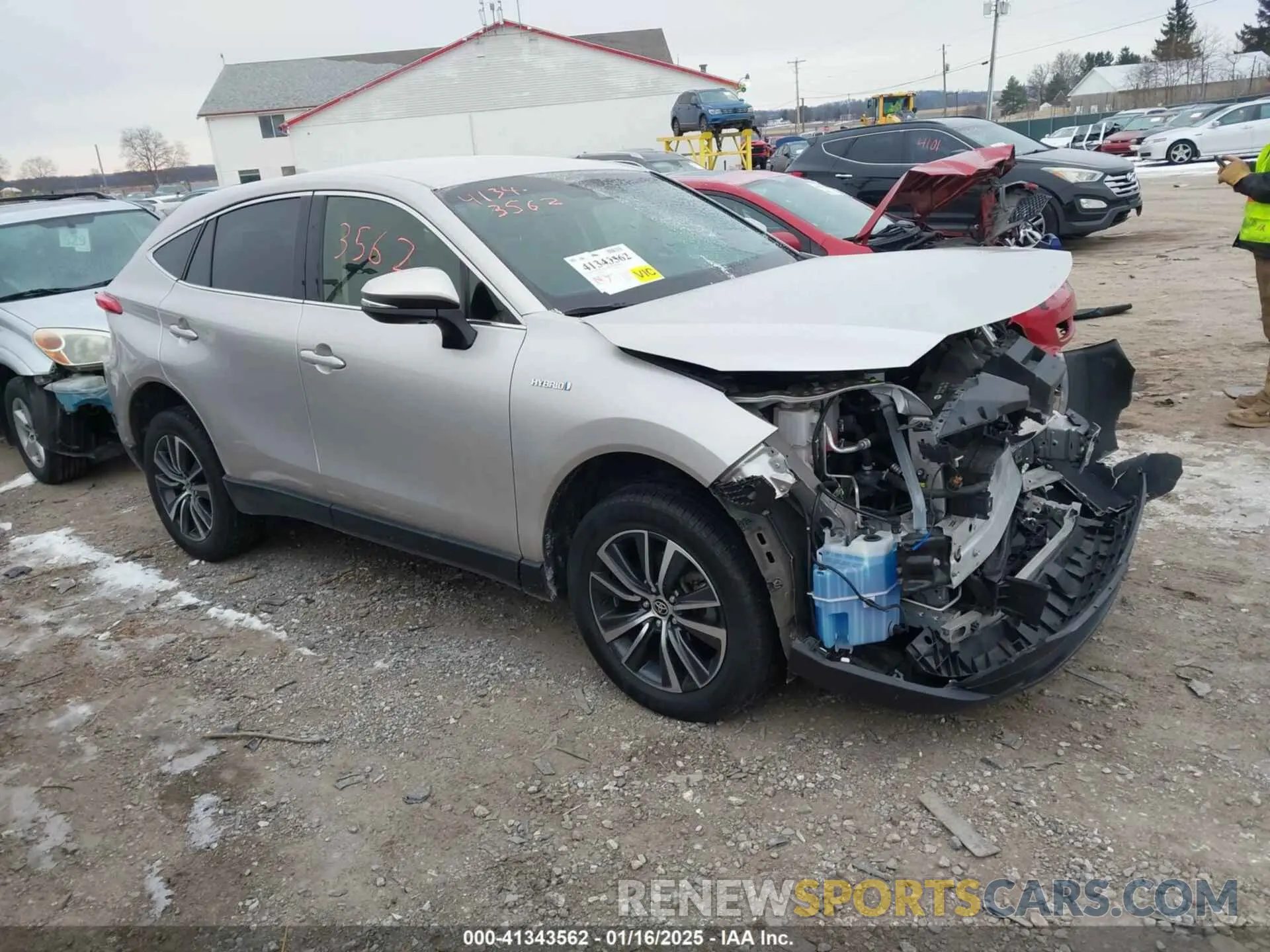1 fotografías del automóvil dañado JTEAAAAH4MJ051637 TOYOTA VENZA 2021