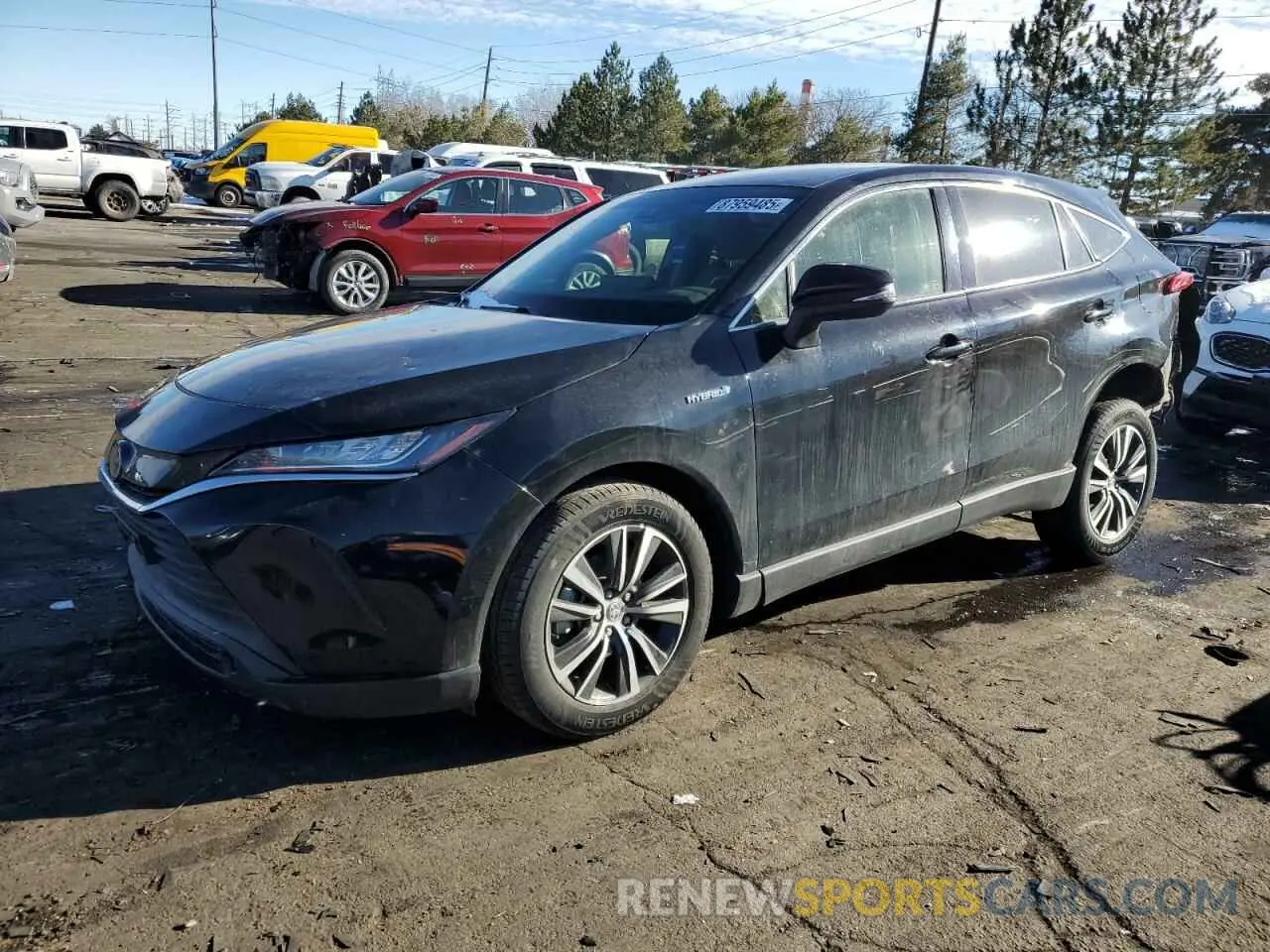 1 fotografías del automóvil dañado JTEAAAAH4MJ065733 TOYOTA VENZA 2021