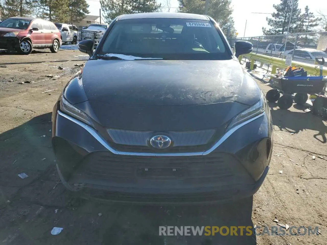 5 fotografías del automóvil dañado JTEAAAAH4MJ065733 TOYOTA VENZA 2021