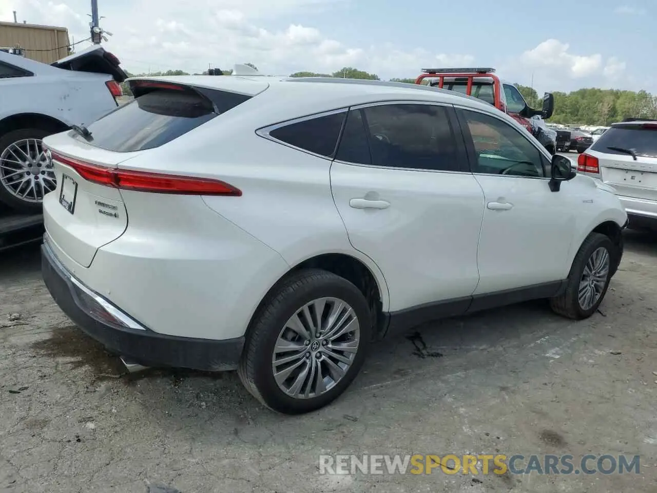 3 fotografías del automóvil dañado JTEAAAAH4MJ070611 TOYOTA VENZA 2021