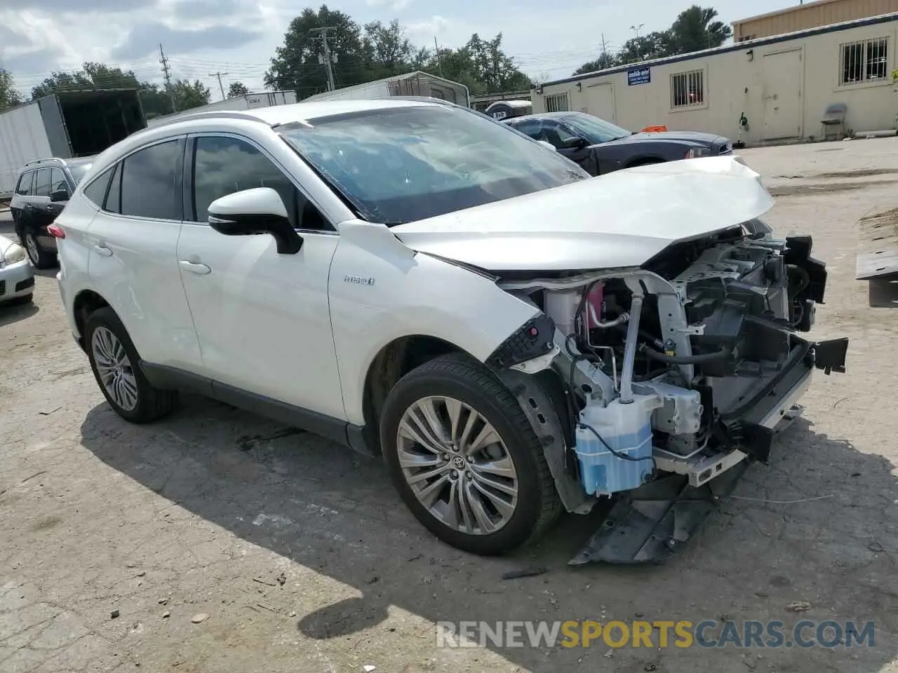 4 fotografías del automóvil dañado JTEAAAAH4MJ070611 TOYOTA VENZA 2021