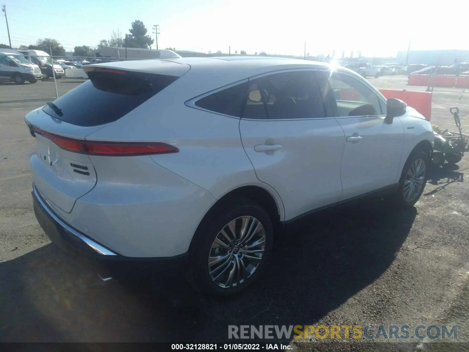 4 fotografías del automóvil dañado JTEAAAAH4MJ076537 TOYOTA VENZA 2021