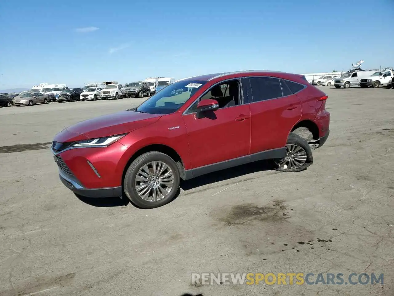 1 fotografías del automóvil dañado JTEAAAAH4MJ079521 TOYOTA VENZA 2021