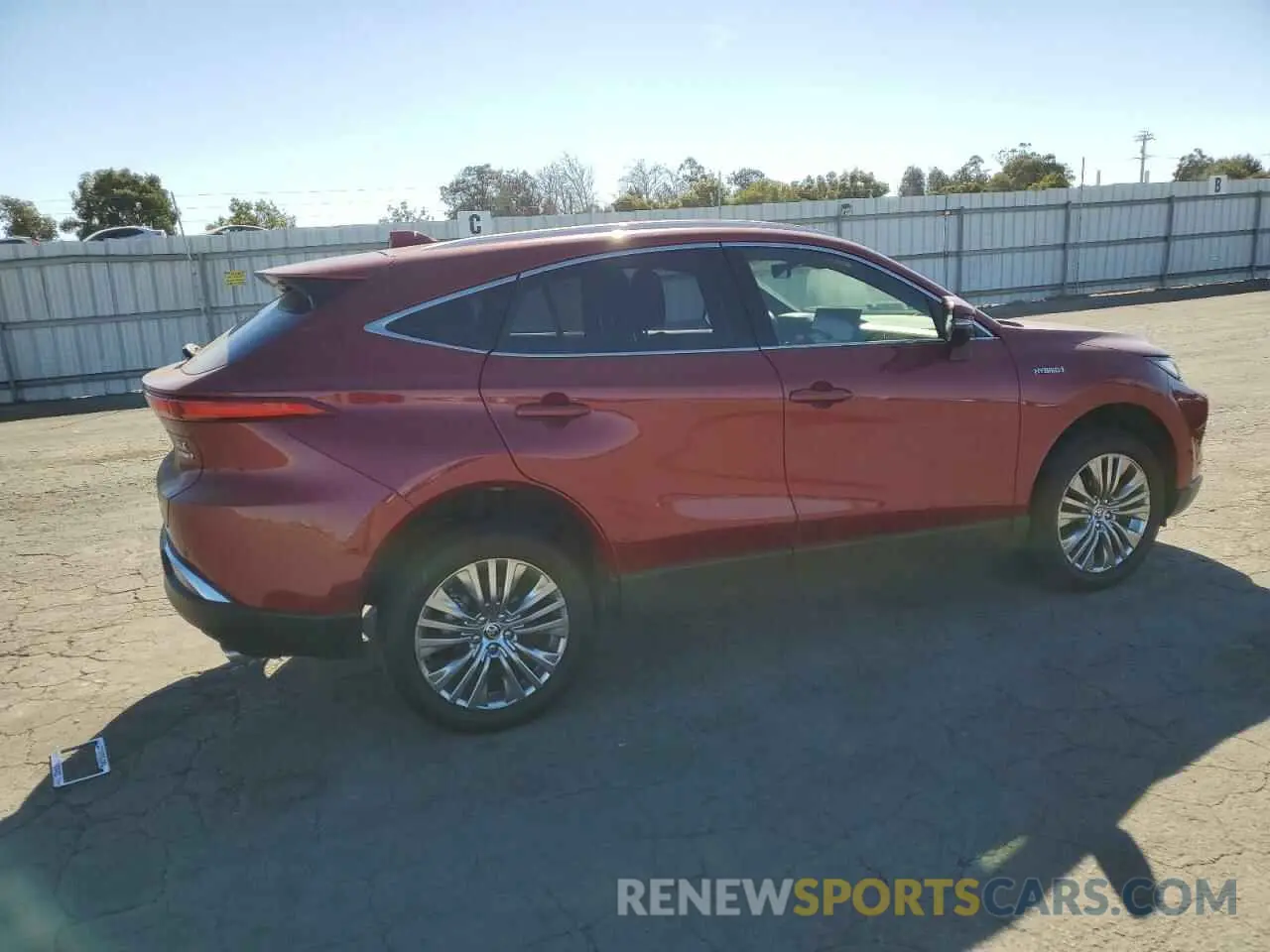 3 fotografías del automóvil dañado JTEAAAAH4MJ079521 TOYOTA VENZA 2021