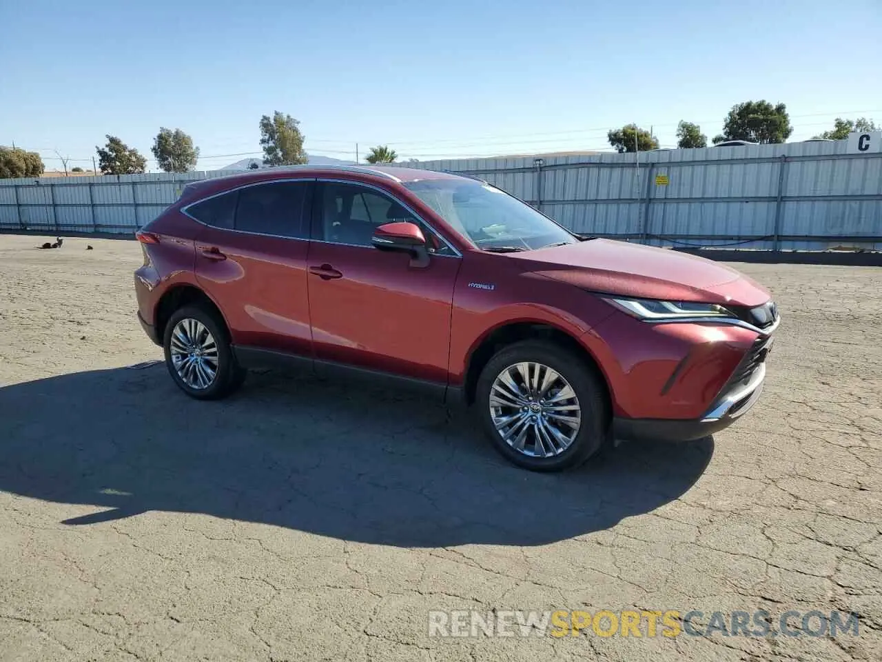 4 fotografías del automóvil dañado JTEAAAAH4MJ079521 TOYOTA VENZA 2021