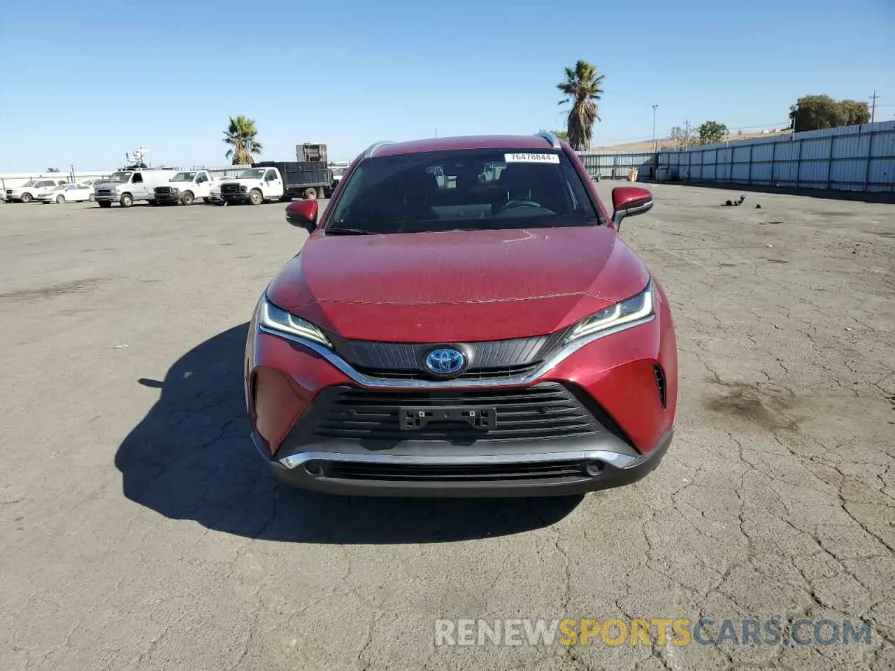 5 fotografías del automóvil dañado JTEAAAAH4MJ079521 TOYOTA VENZA 2021