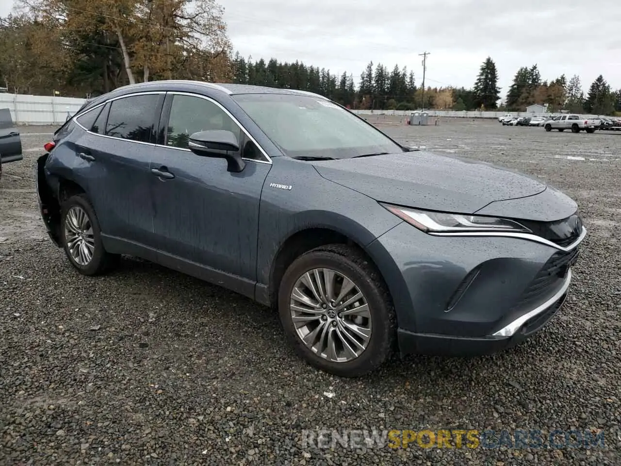 4 fotografías del automóvil dañado JTEAAAAH4MJ084797 TOYOTA VENZA 2021