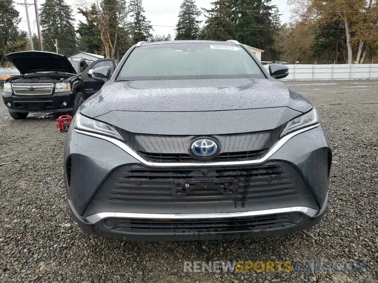 5 fotografías del automóvil dañado JTEAAAAH4MJ084797 TOYOTA VENZA 2021