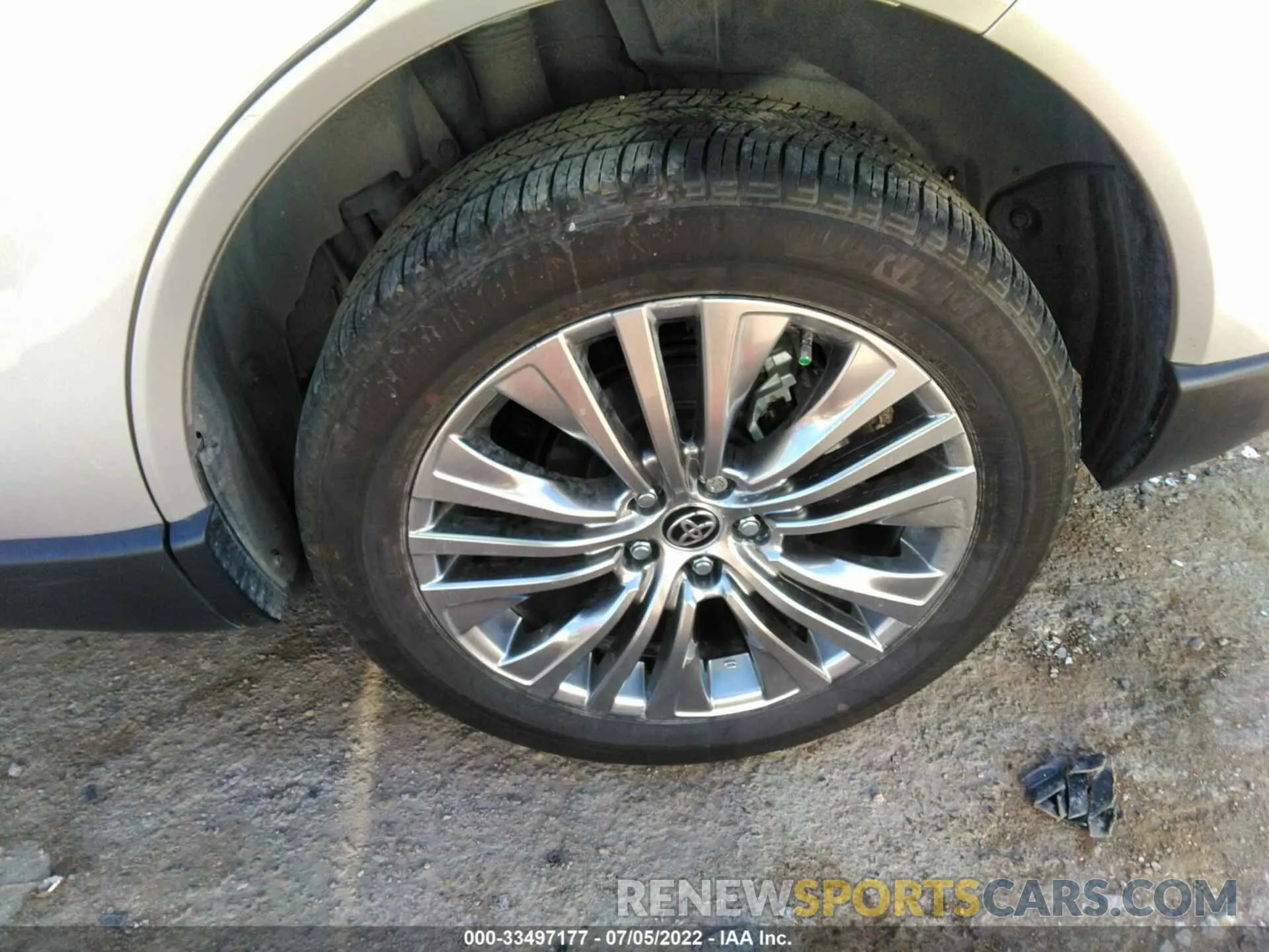13 fotografías del automóvil dañado JTEAAAAH4MJ086291 TOYOTA VENZA 2021