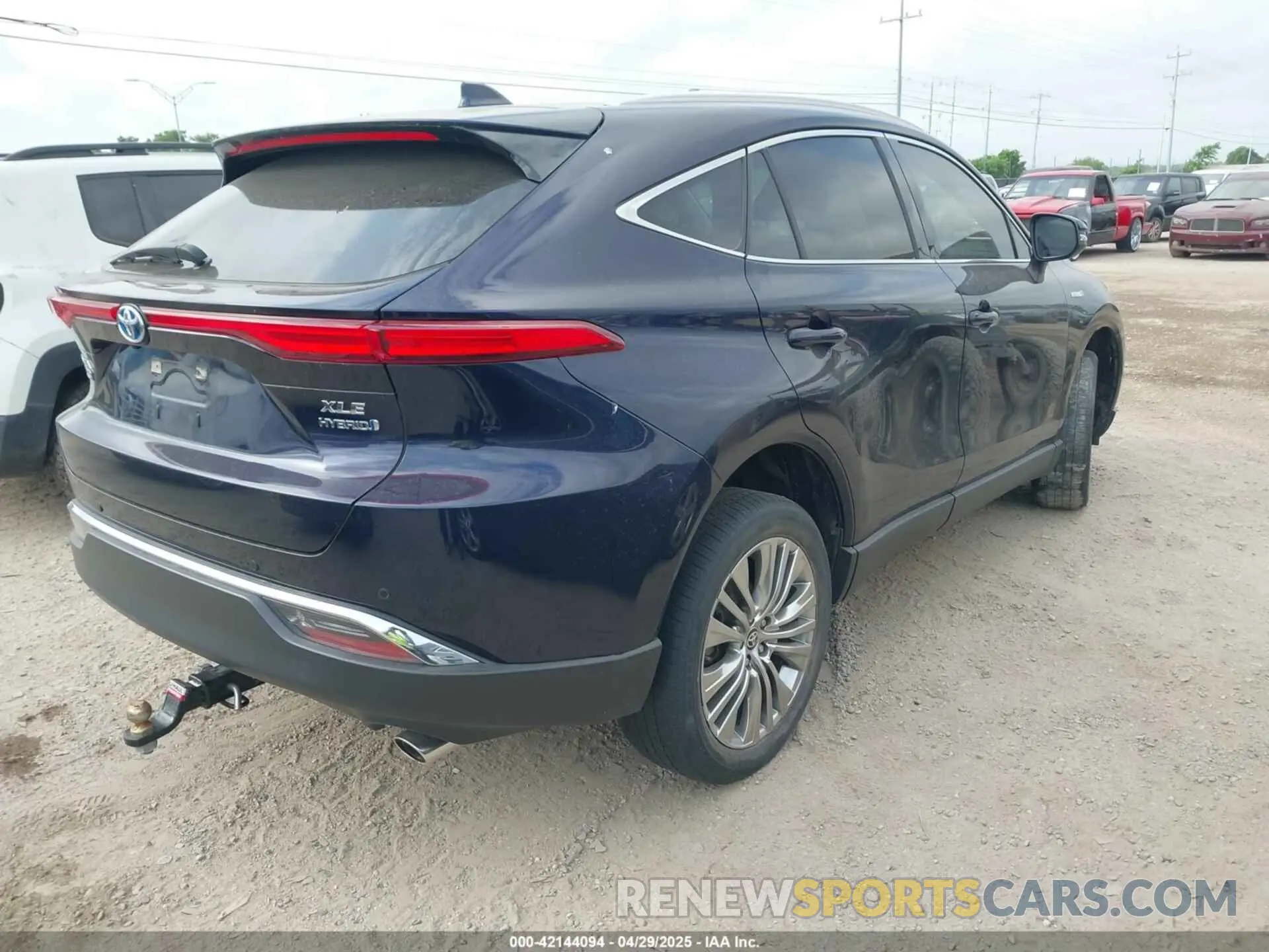 4 fotografías del automóvil dañado JTEAAAAH5MJ003354 TOYOTA VENZA 2021