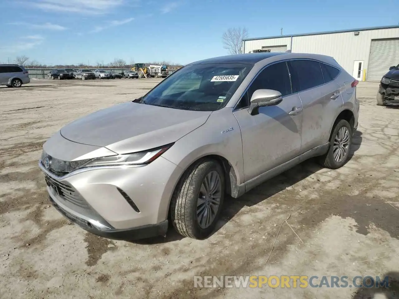 1 fotografías del automóvil dañado JTEAAAAH5MJ012605 TOYOTA VENZA 2021