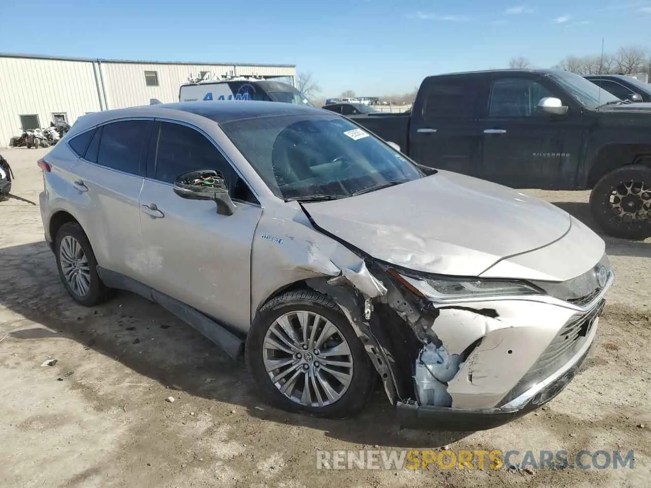 4 fotografías del automóvil dañado JTEAAAAH5MJ012605 TOYOTA VENZA 2021