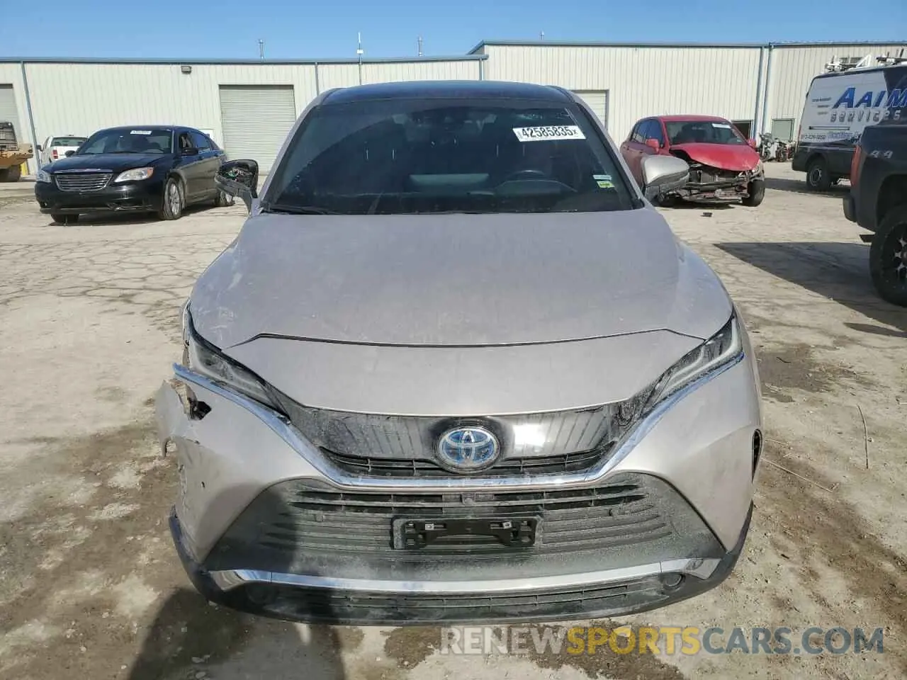 5 fotografías del automóvil dañado JTEAAAAH5MJ012605 TOYOTA VENZA 2021
