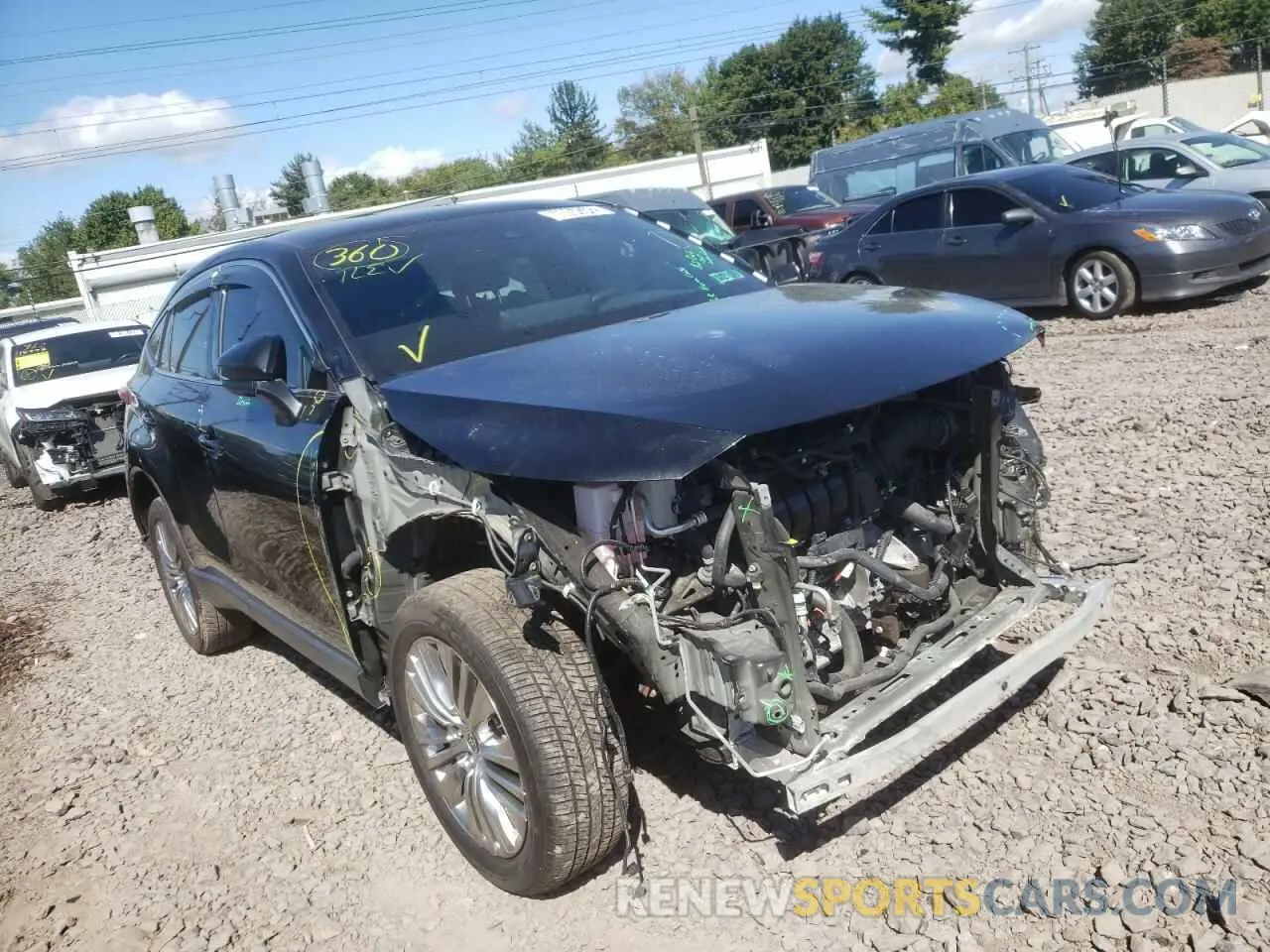 1 fotografías del automóvil dañado JTEAAAAH5MJ030313 TOYOTA VENZA 2021