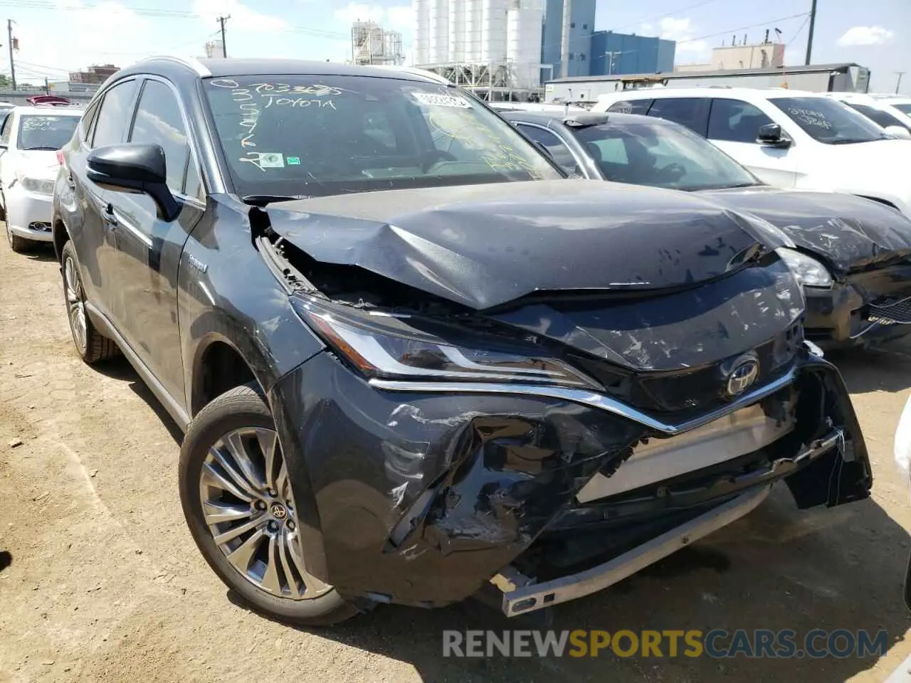 1 fotografías del automóvil dañado JTEAAAAH5MJ034717 TOYOTA VENZA 2021