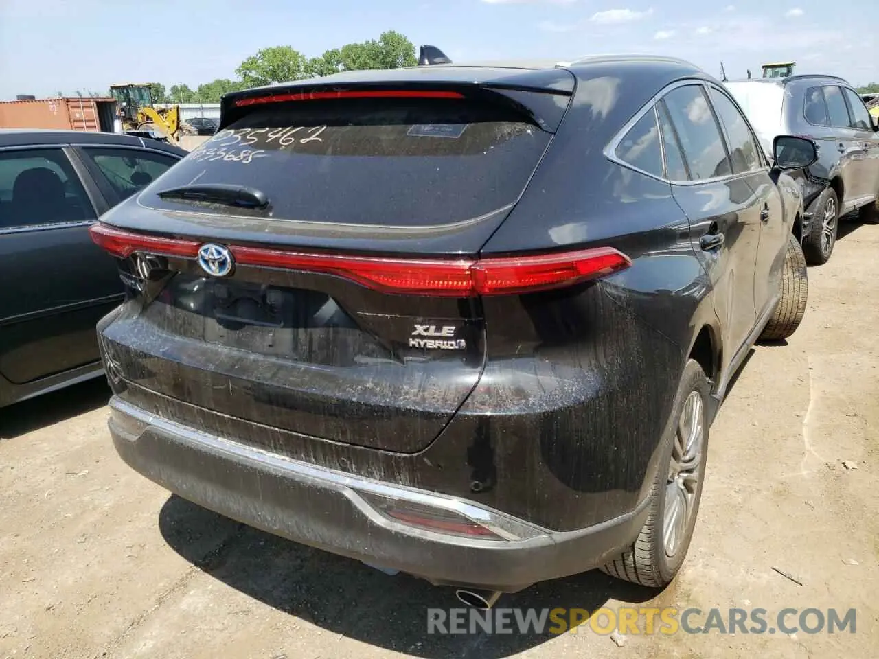 4 fotografías del automóvil dañado JTEAAAAH5MJ034717 TOYOTA VENZA 2021