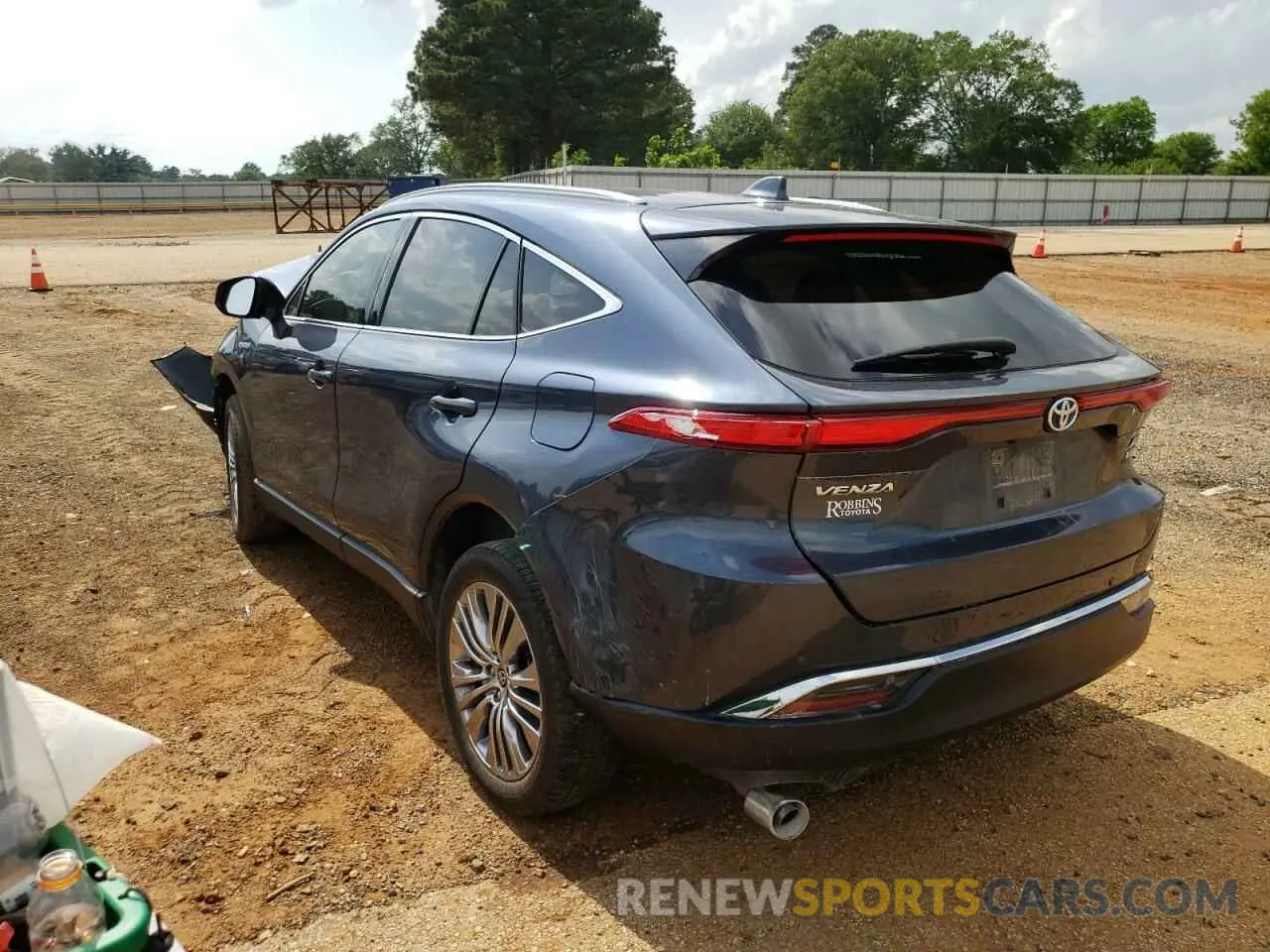 3 fotografías del automóvil dañado JTEAAAAH5MJ043109 TOYOTA VENZA 2021