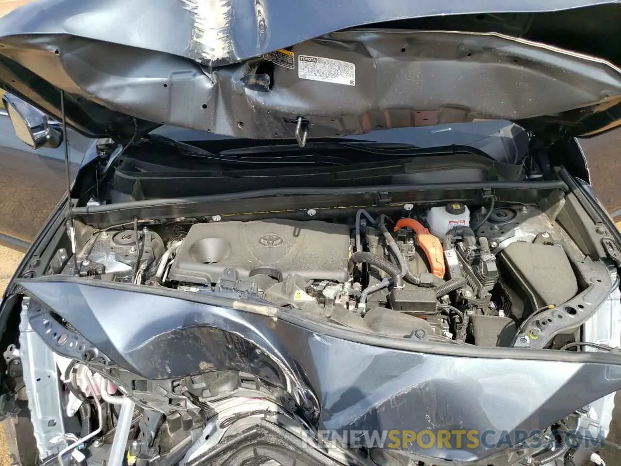 7 fotografías del automóvil dañado JTEAAAAH5MJ043109 TOYOTA VENZA 2021