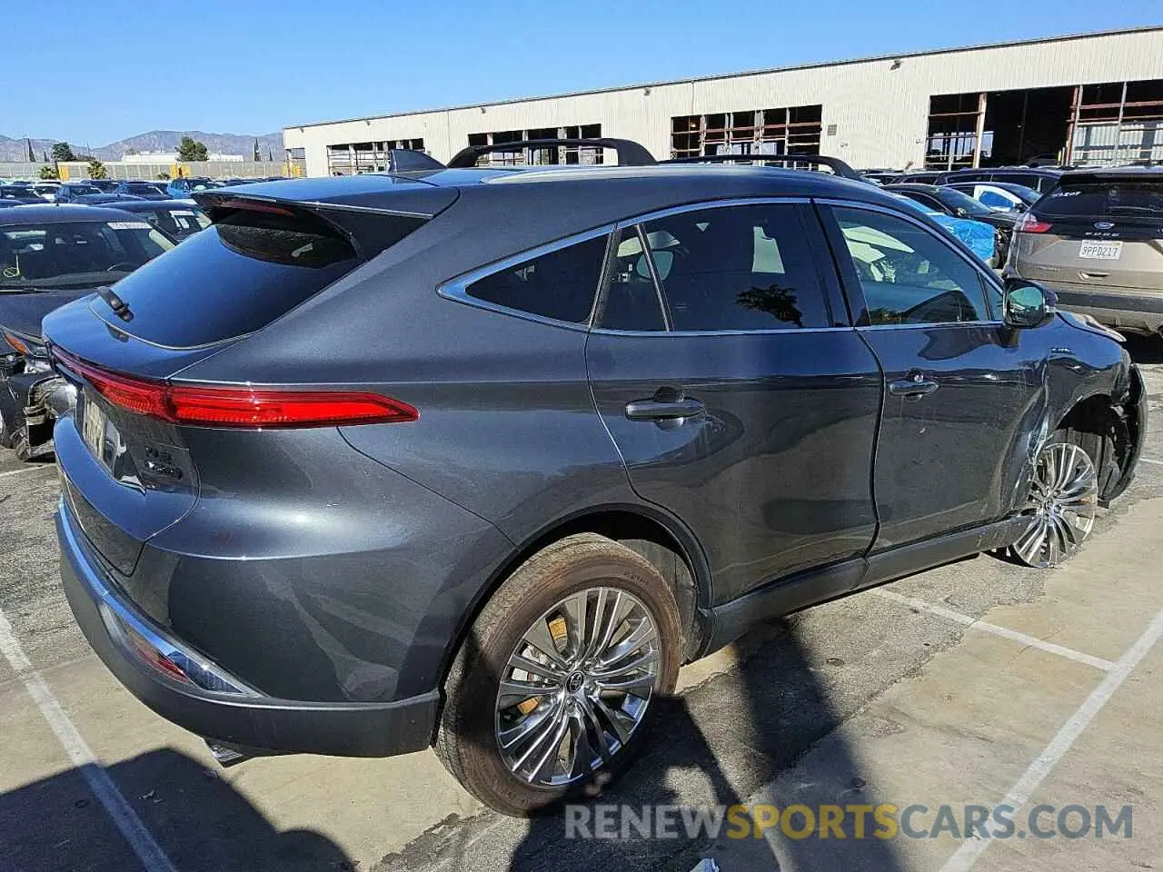 3 fotografías del automóvil dañado JTEAAAAH5MJ050951 TOYOTA VENZA 2021