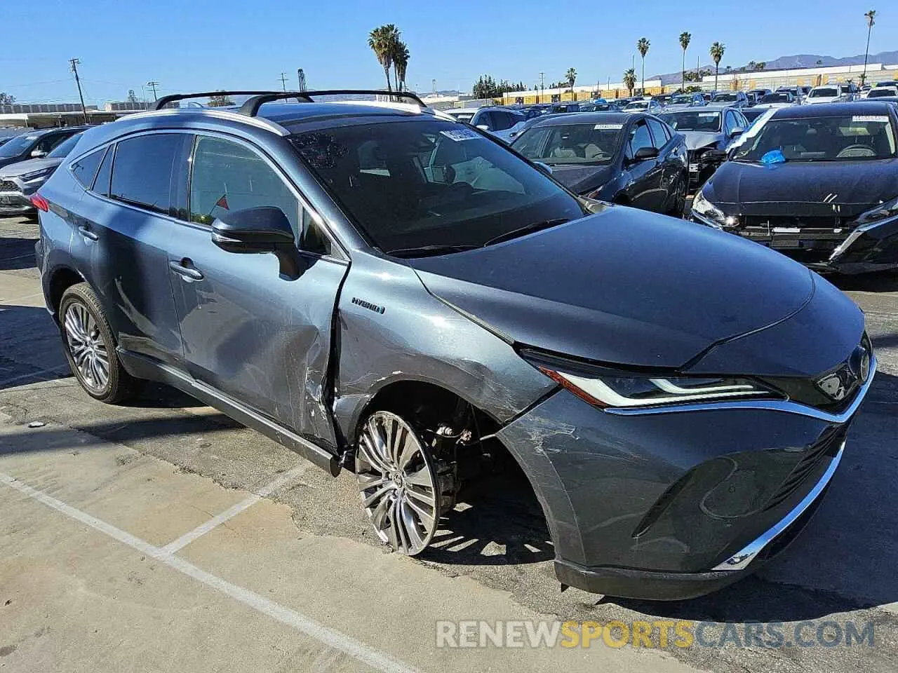 4 fotografías del automóvil dañado JTEAAAAH5MJ050951 TOYOTA VENZA 2021