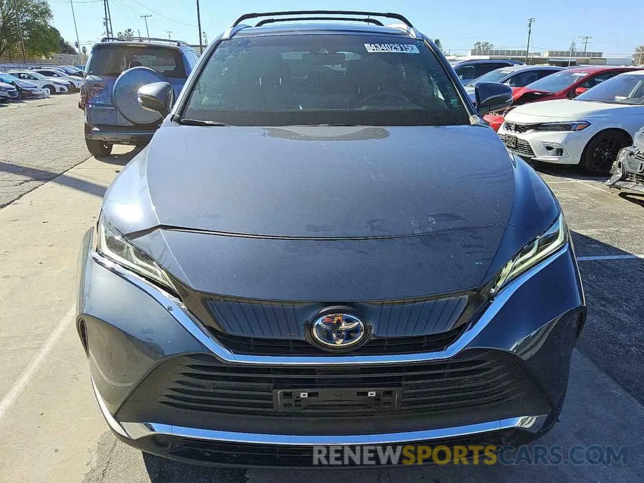 5 fotografías del automóvil dañado JTEAAAAH5MJ050951 TOYOTA VENZA 2021