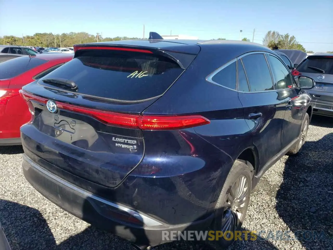 4 fotografías del automóvil dañado JTEAAAAH5MJ052568 TOYOTA VENZA 2021