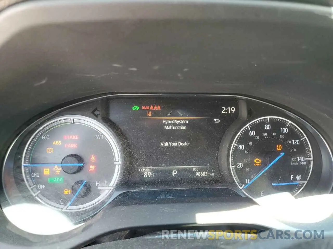 9 fotografías del automóvil dañado JTEAAAAH5MJ056281 TOYOTA VENZA 2021