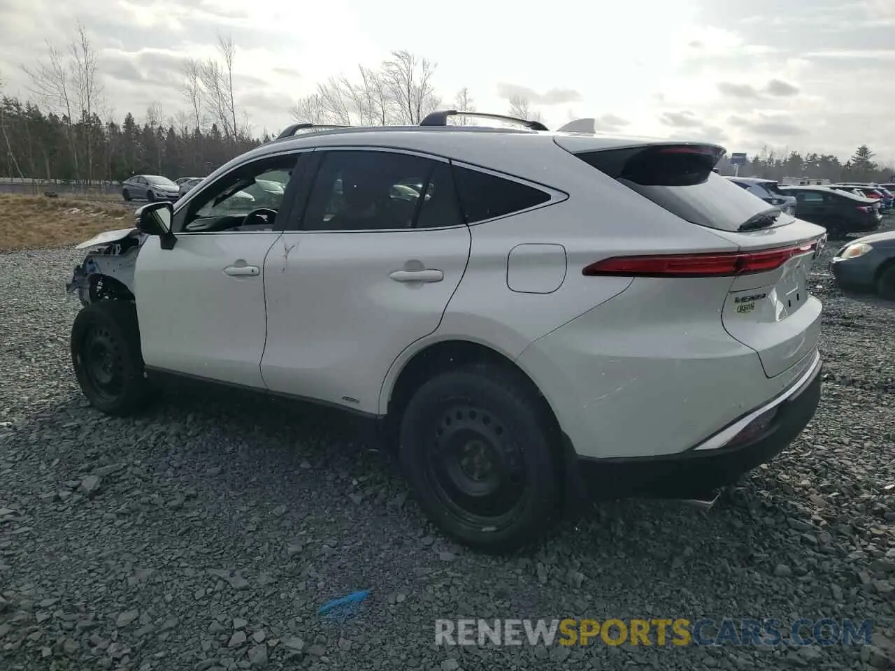 2 fotografías del automóvil dañado JTEAAAAH5MJ056796 TOYOTA VENZA 2021