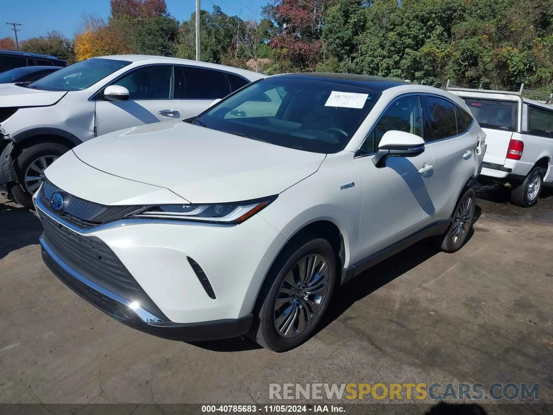 2 fotografías del automóvil dañado JTEAAAAH5MJ069452 TOYOTA VENZA 2021