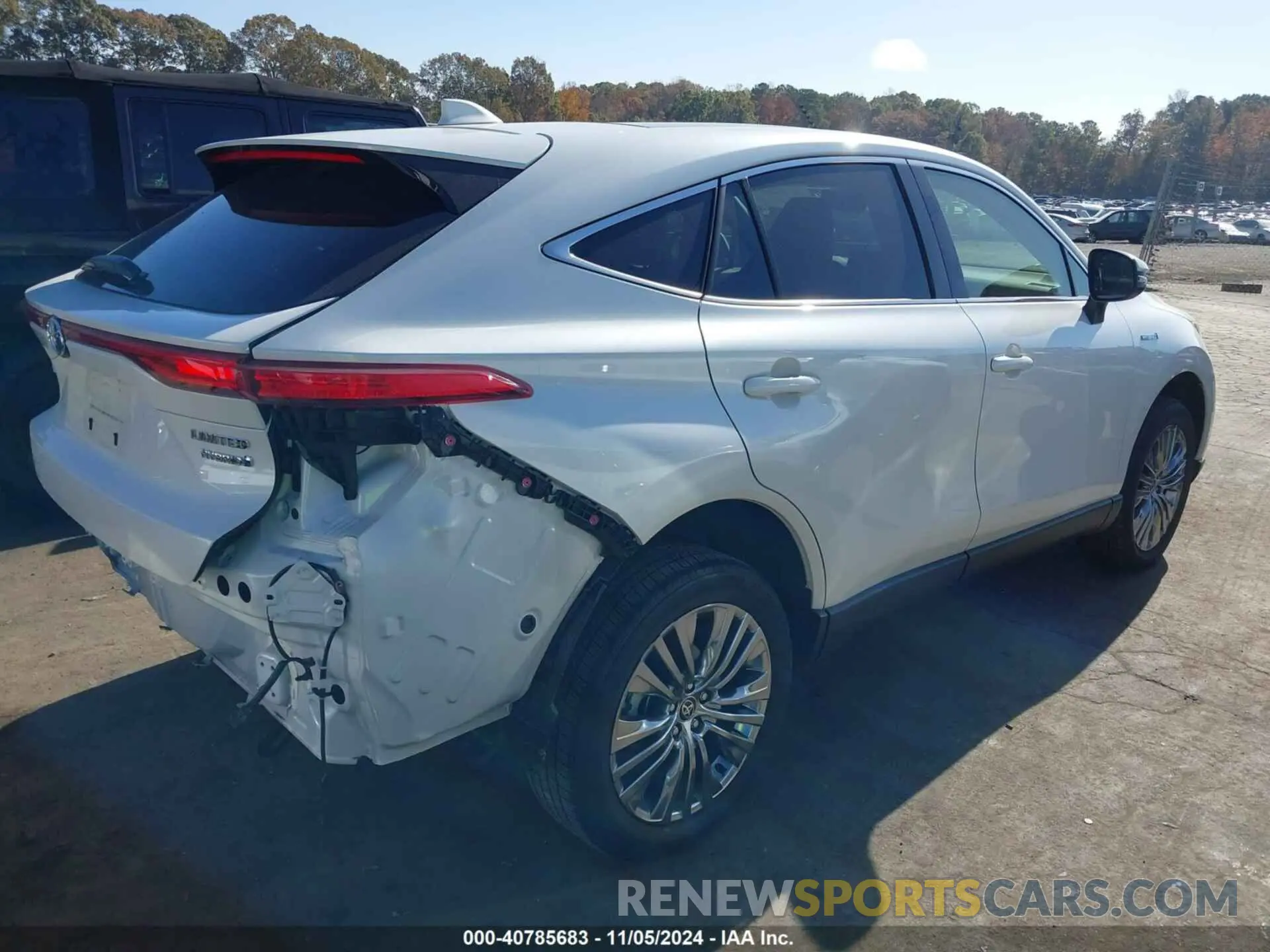 4 fotografías del automóvil dañado JTEAAAAH5MJ069452 TOYOTA VENZA 2021