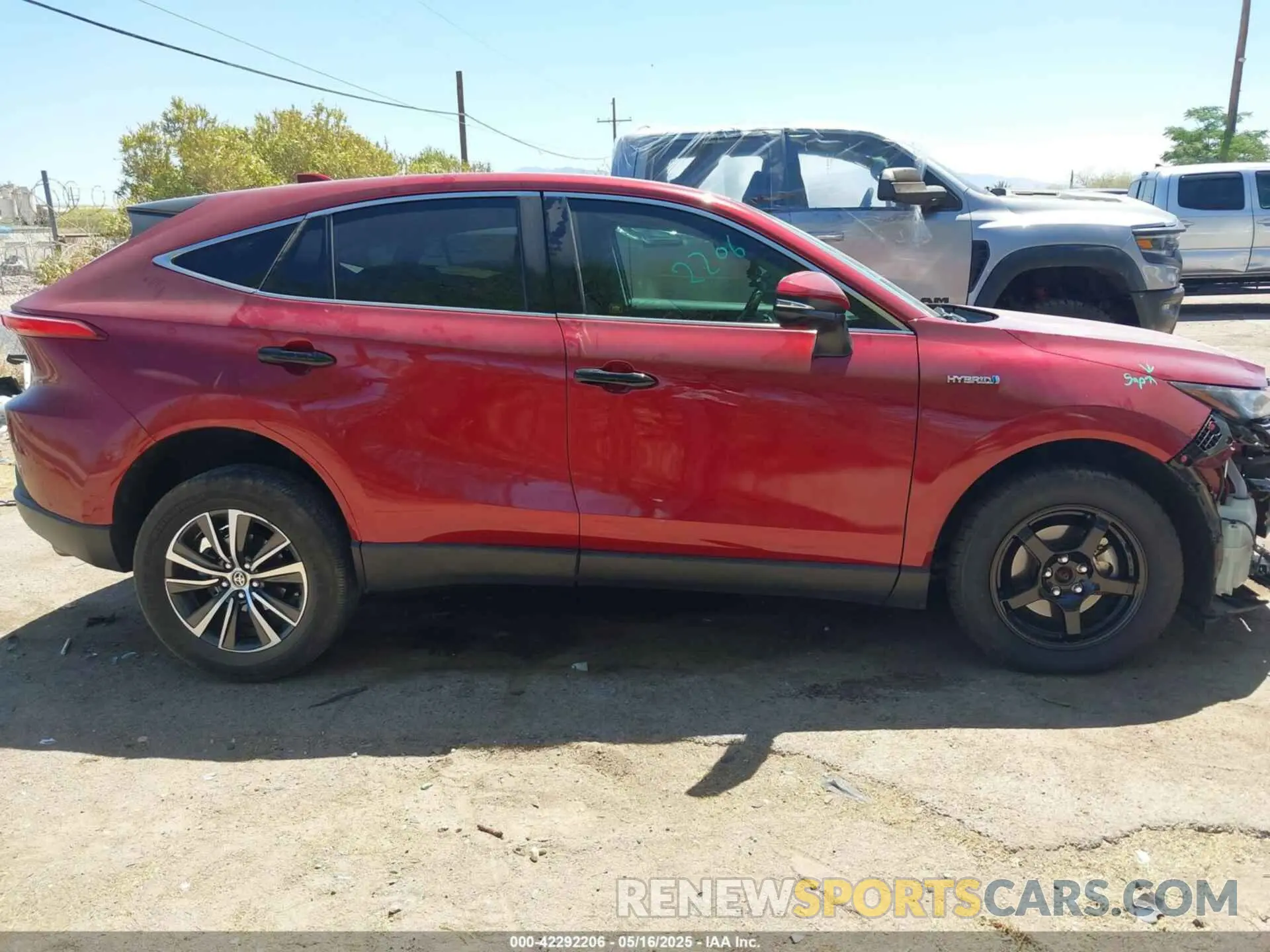 14 fotografías del automóvil dañado JTEAAAAH5MJ070861 TOYOTA VENZA 2021