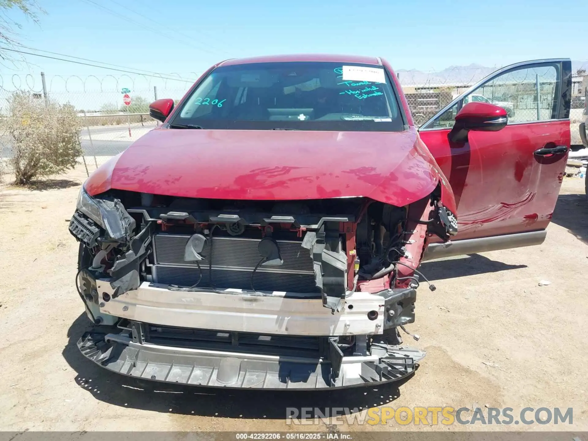 6 fotografías del automóvil dañado JTEAAAAH5MJ070861 TOYOTA VENZA 2021