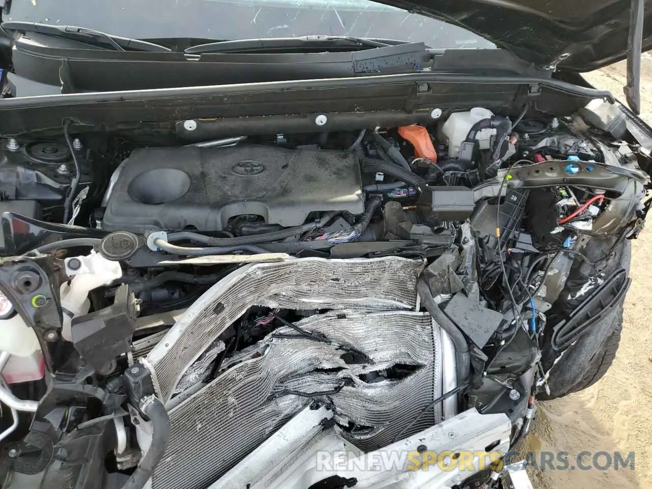 12 fotografías del automóvil dañado JTEAAAAH5MJ080189 TOYOTA VENZA 2021