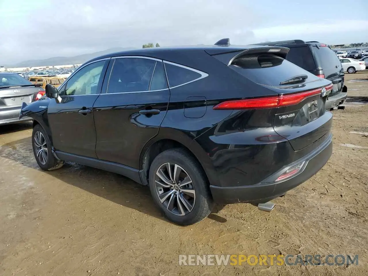 2 fotografías del automóvil dañado JTEAAAAH5MJ080189 TOYOTA VENZA 2021