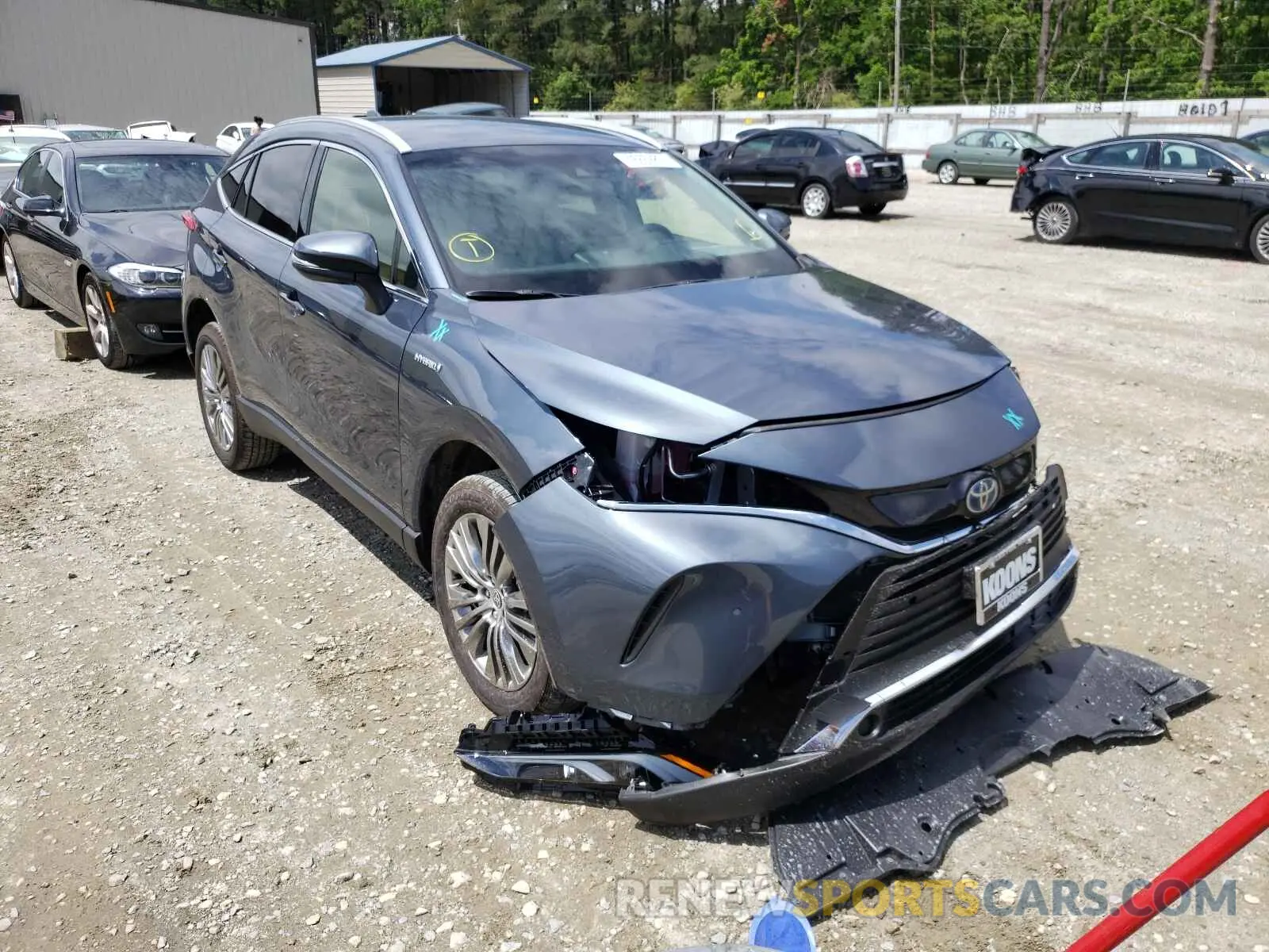 1 fotografías del automóvil dañado JTEAAAAH6MJ012869 TOYOTA VENZA 2021