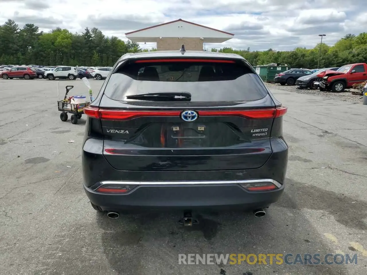6 fotografías del automóvil dañado JTEAAAAH6MJ017604 TOYOTA VENZA 2021